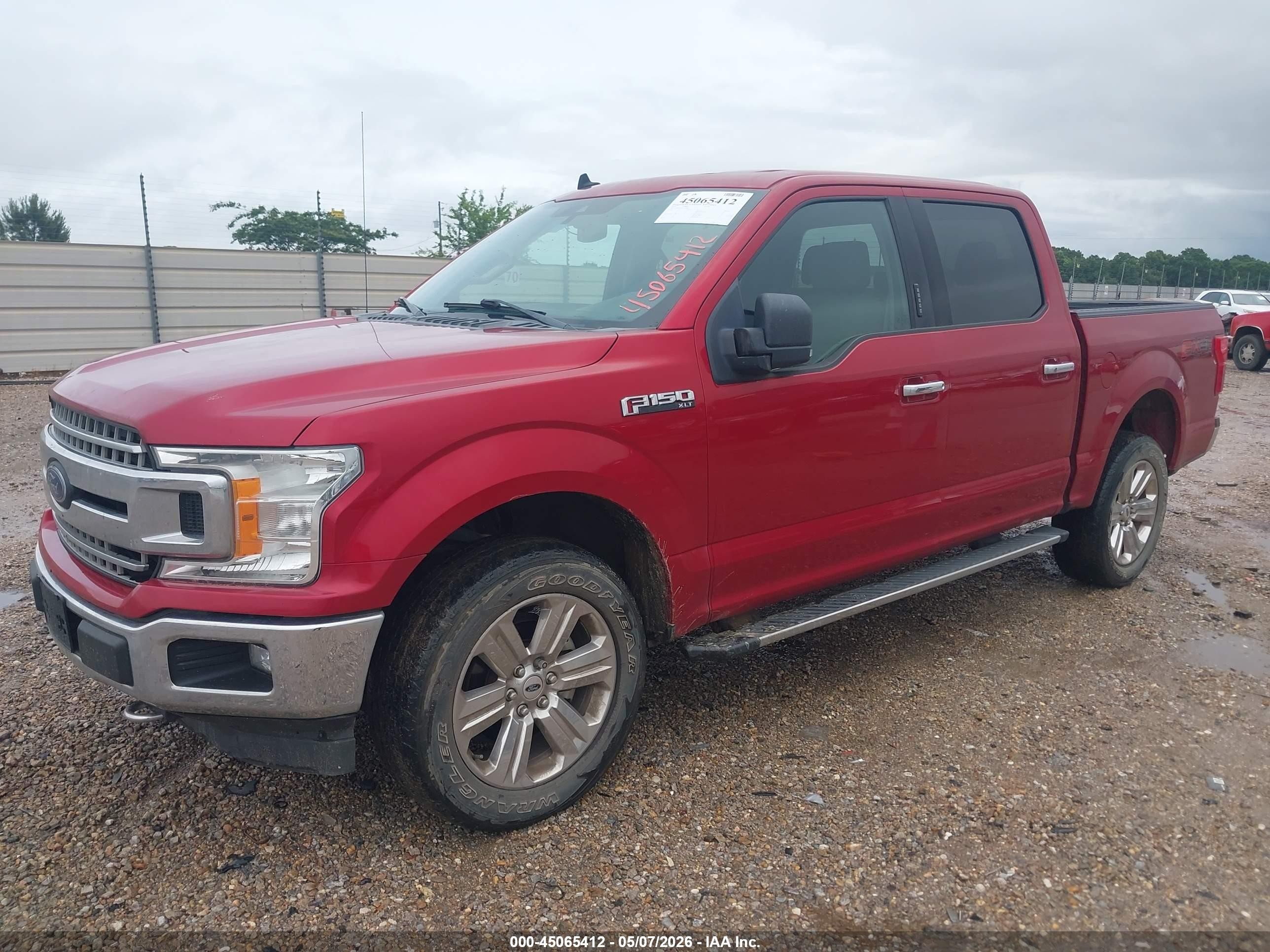 2020 Ford F-150 Xlt Красный vin: 1FTEW1E43LFA33811