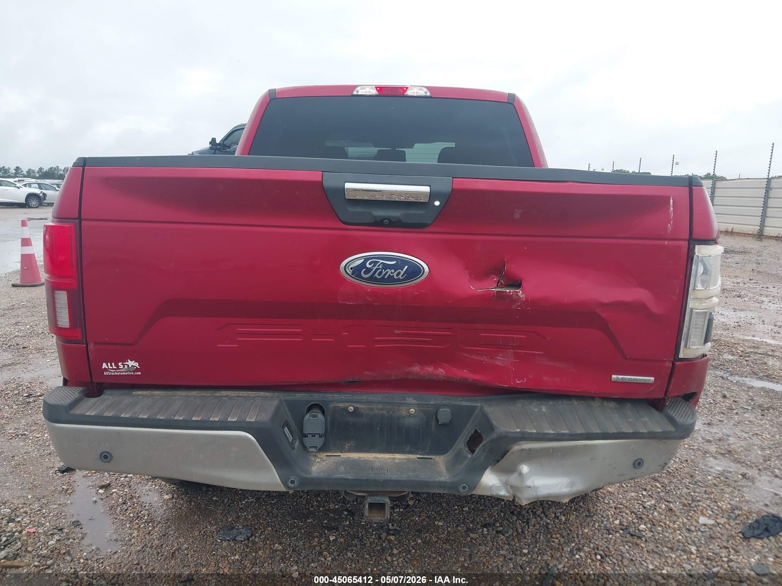 2020 Ford F-150 Xlt Красный vin: 1FTEW1E43LFA33811