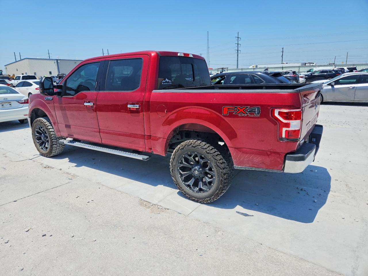 2019 Ford F150 Supercrew Red vin: 1FTEW1E44KKE45869