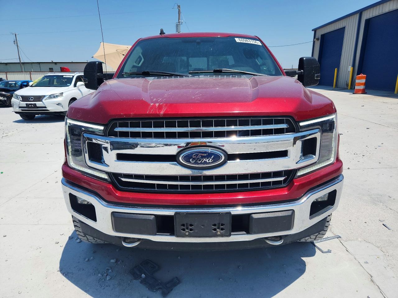 2019 Ford F150 Supercrew Red vin: 1FTEW1E44KKE45869