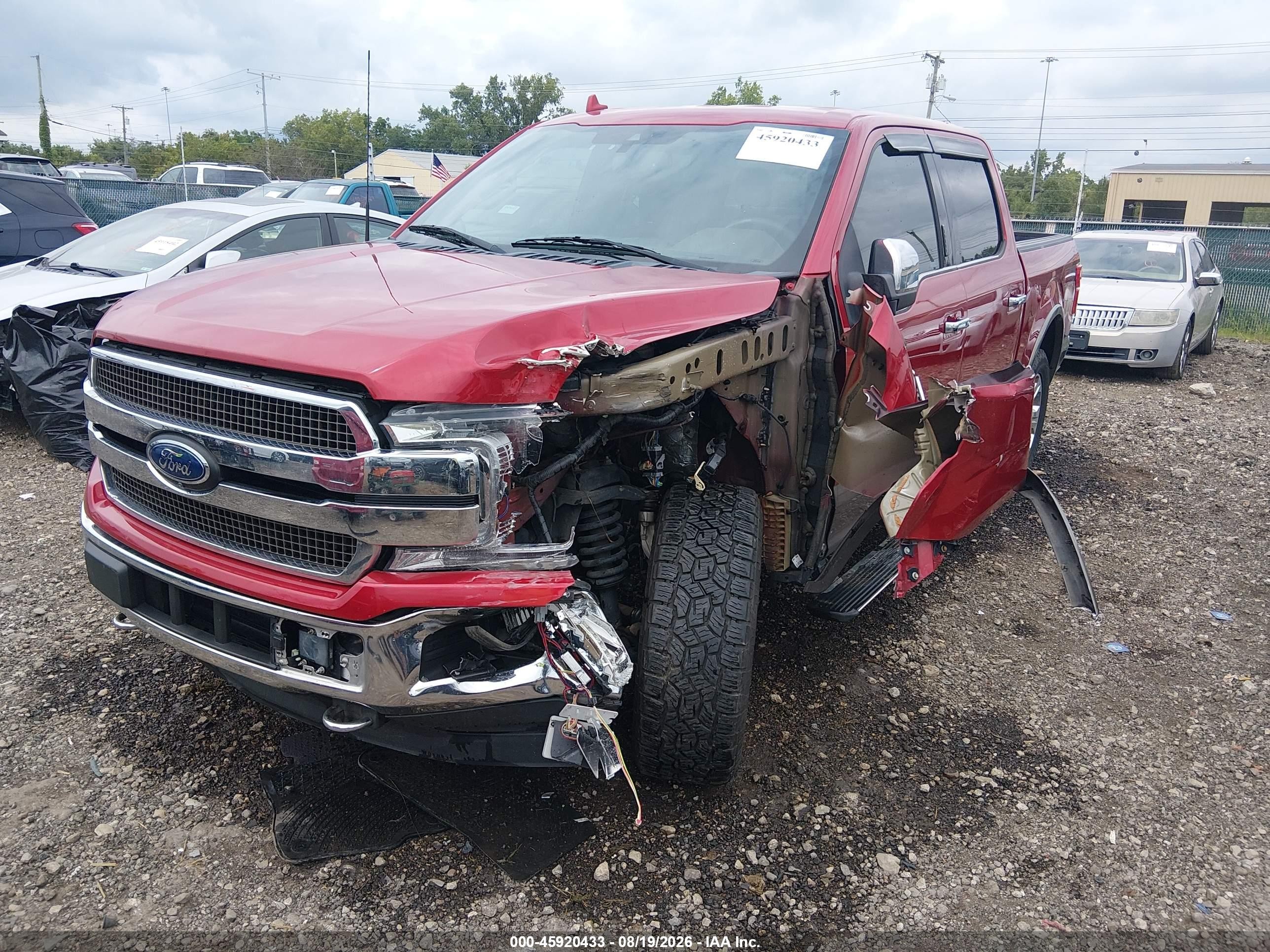 2020 Ford F-150 King Ranch Maroon vin: 1FTEW1E44LFA35034