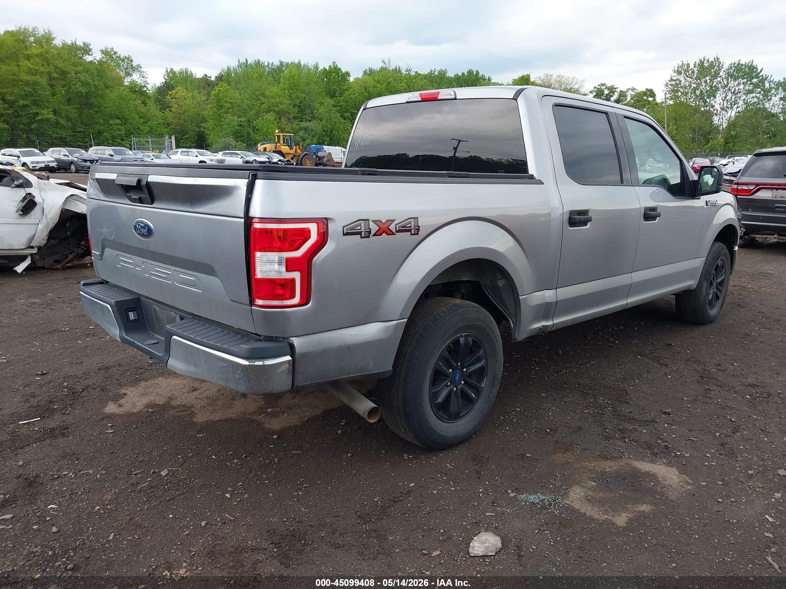 2020 Ford F-150 Xlt Silver vin: 1FTEW1E44LFA97873