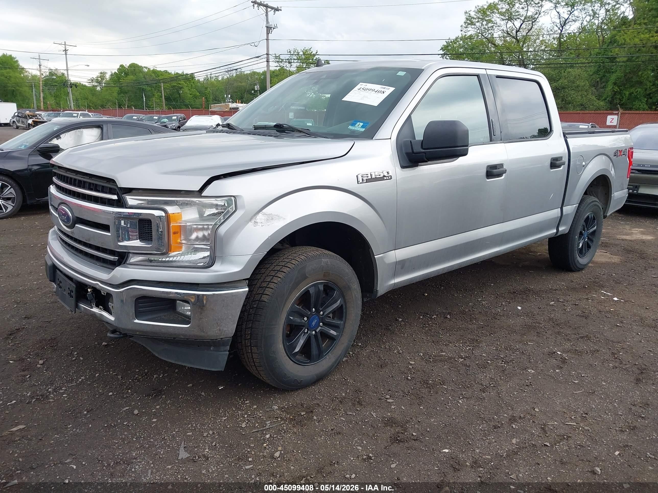 2020 Ford F-150 Xlt Silver vin: 1FTEW1E44LFA97873