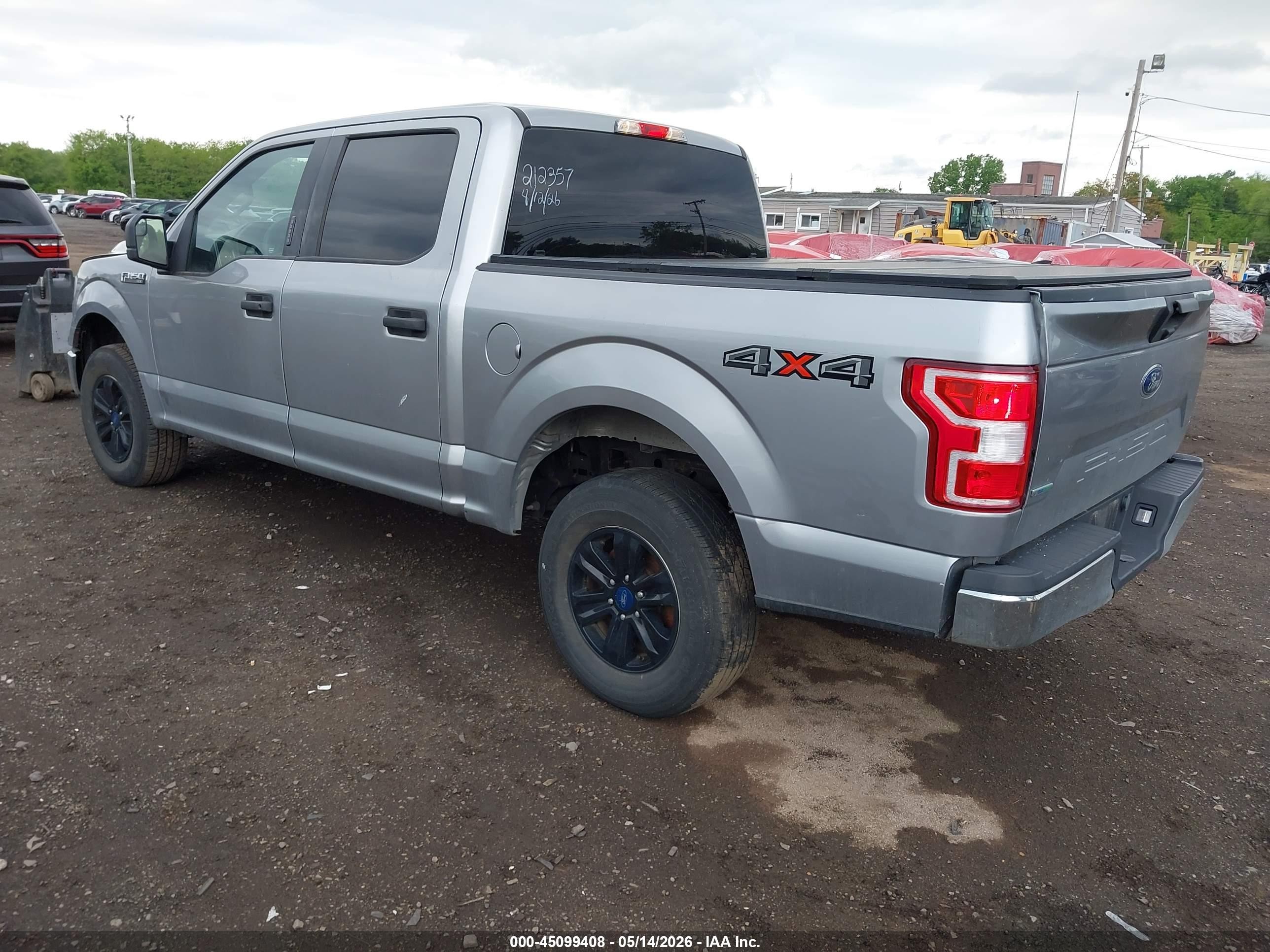 2020 Ford F-150 Xlt Silver vin: 1FTEW1E44LFA97873