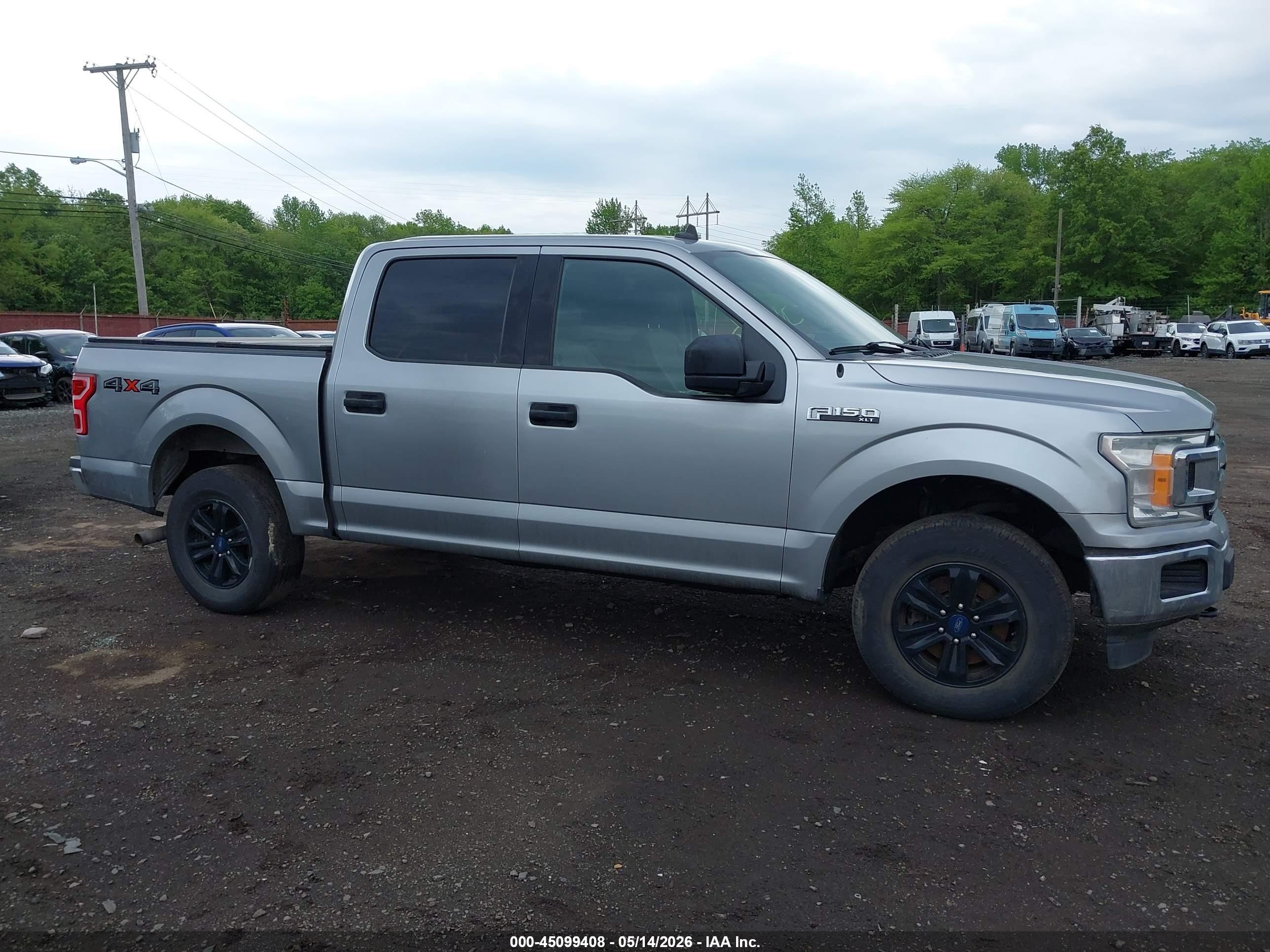 2020 Ford F-150 Xlt Silver vin: 1FTEW1E44LFA97873