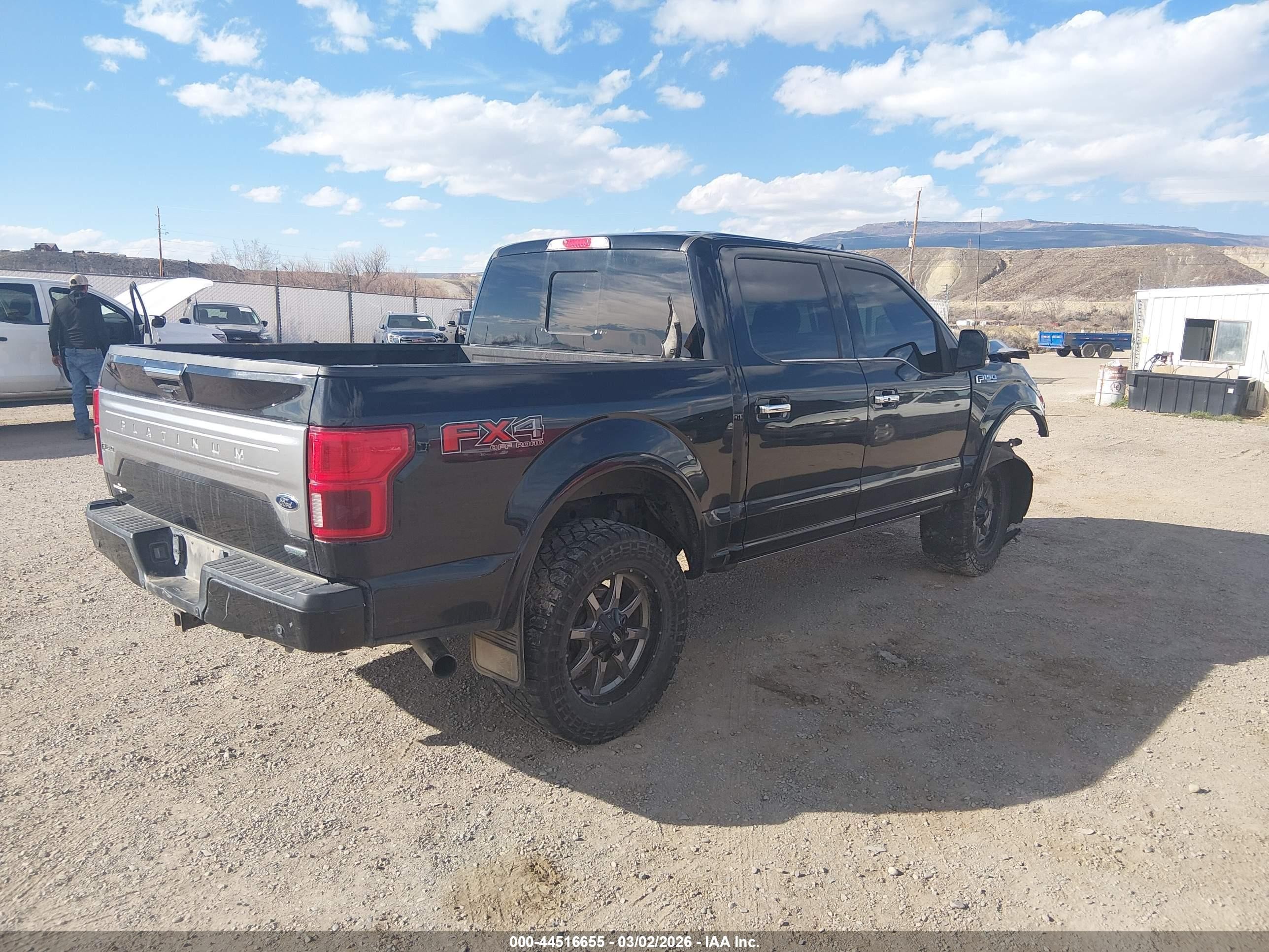 2019 Ford F-150 Platinum Black vin: 1FTEW1E45KFB30801