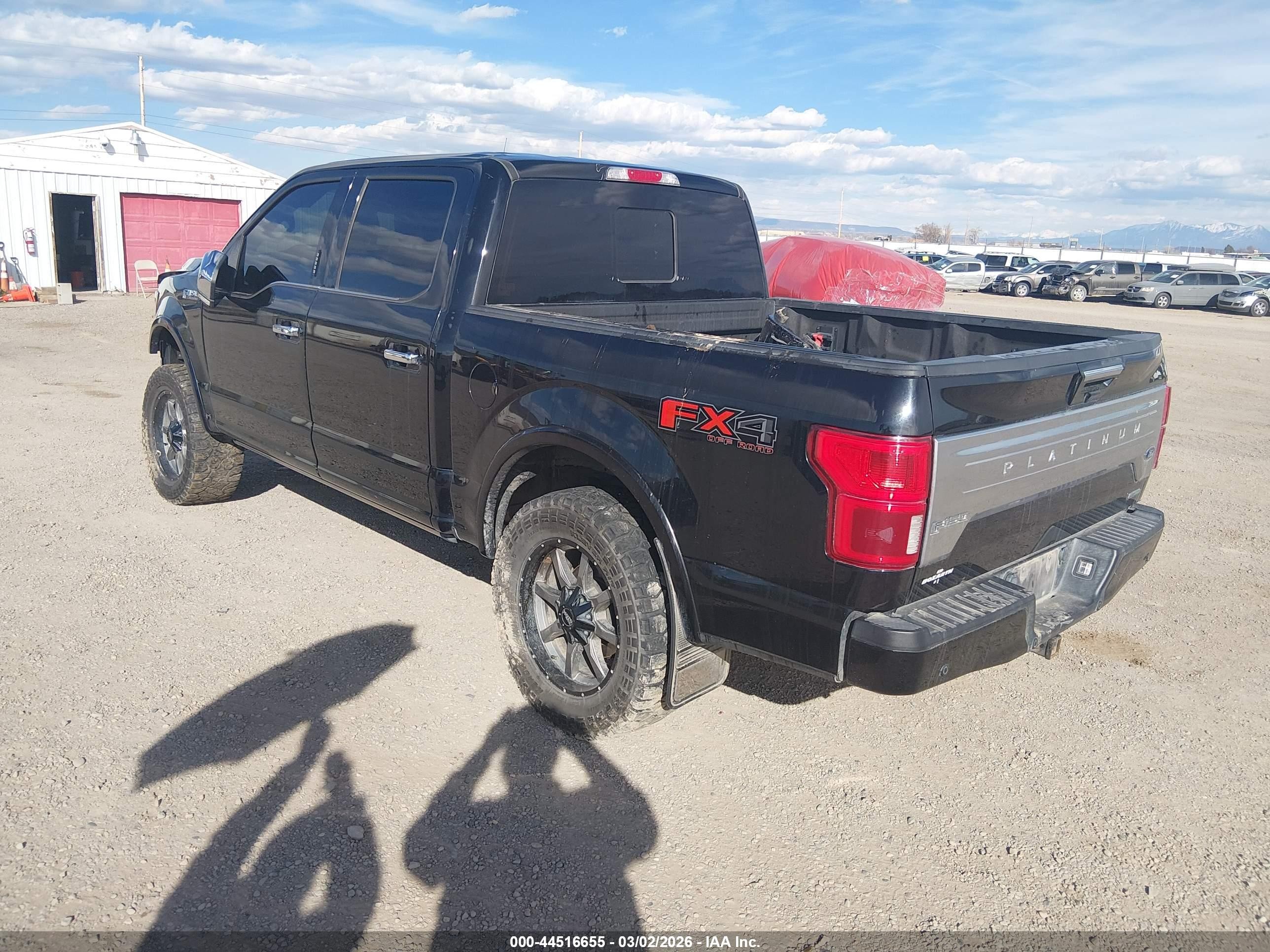 2019 Ford F-150 Platinum Black vin: 1FTEW1E45KFB30801