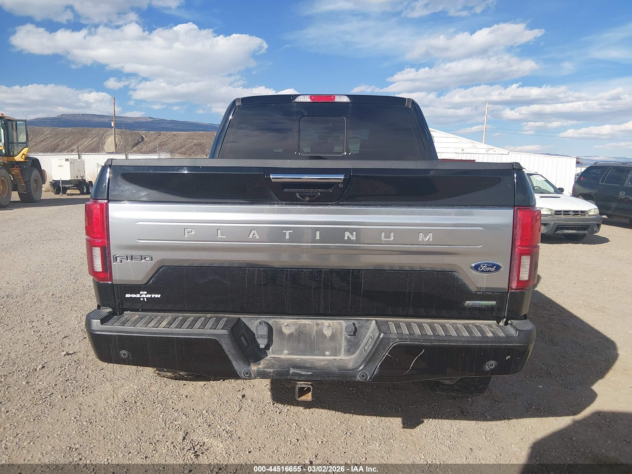 2019 Ford F-150 Platinum Black vin: 1FTEW1E45KFB30801