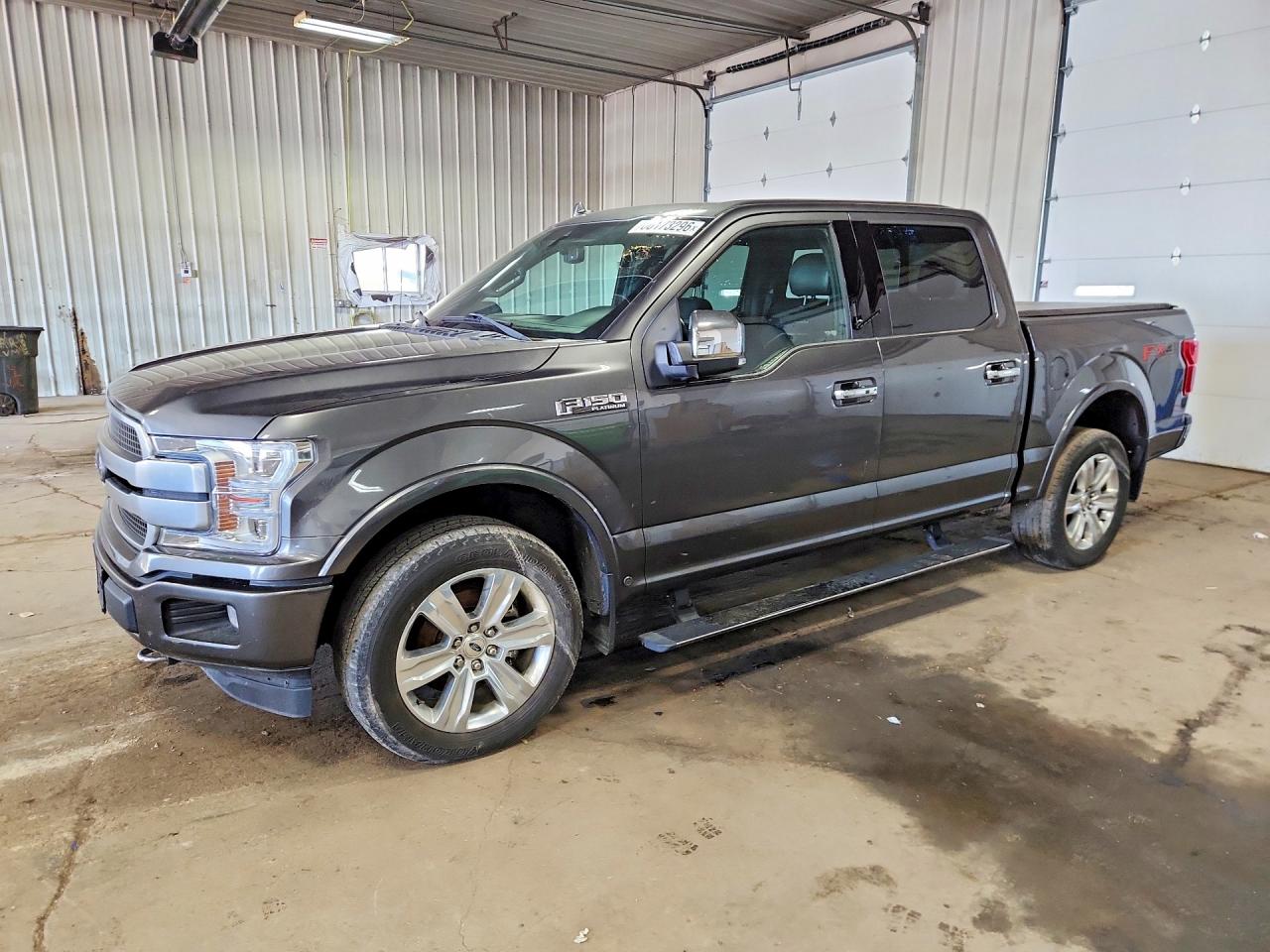 2019 Ford F150 Supercrew Gray vin: 1FTEW1E45KFC61372