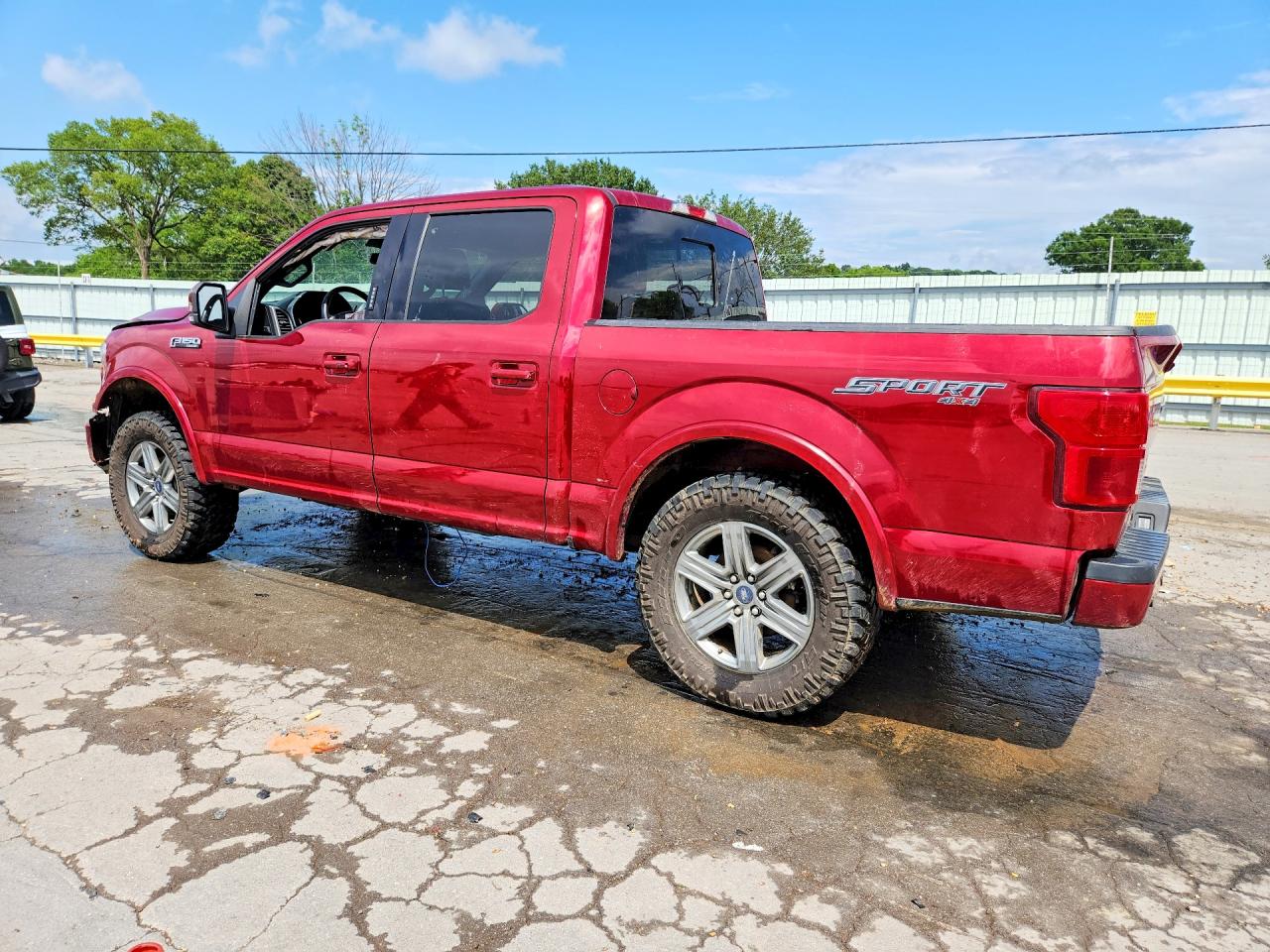 2019 Ford F150 Supercrew Red vin: 1FTEW1E45KKC69494