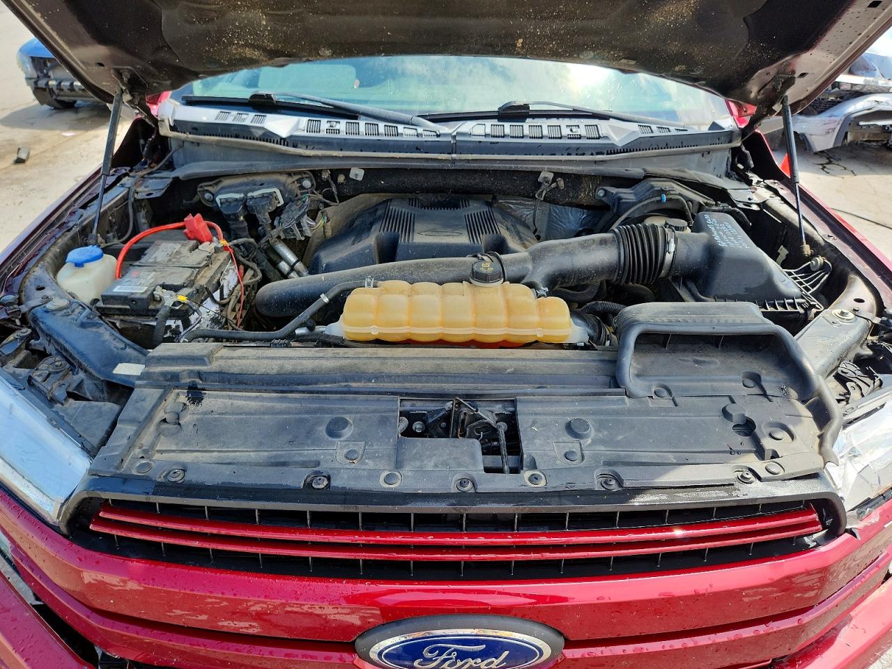 2019 Ford F150 Supercrew Red vin: 1FTEW1E45KKC69494