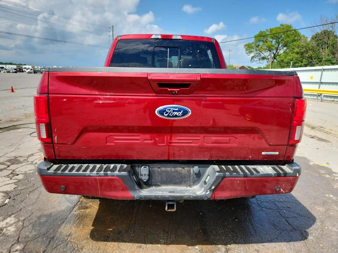 2019 Ford F150 Supercrew Red vin: 1FTEW1E45KKC69494