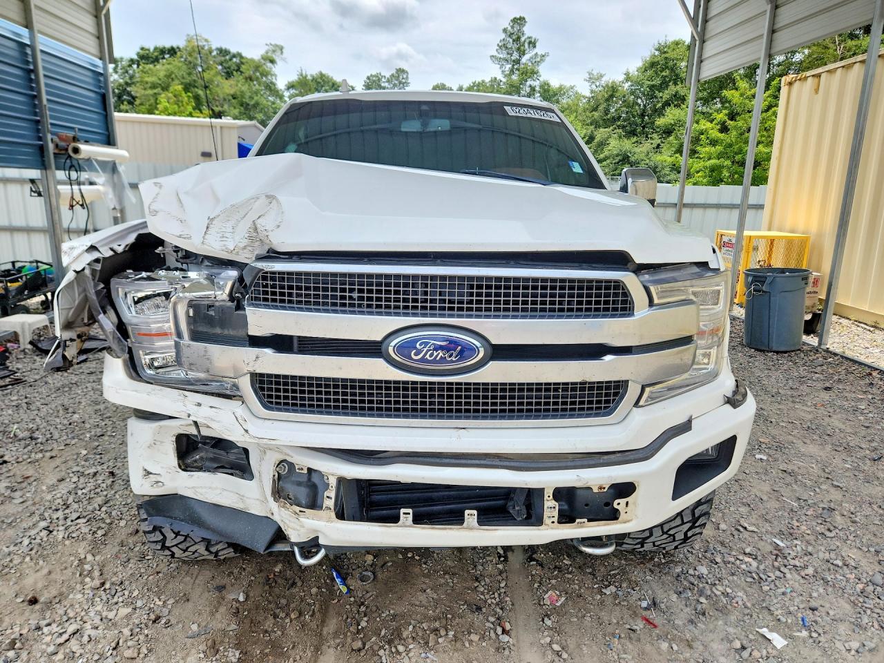 2020 Ford F150 Supercrew White vin: 1FTEW1E49LFC52238