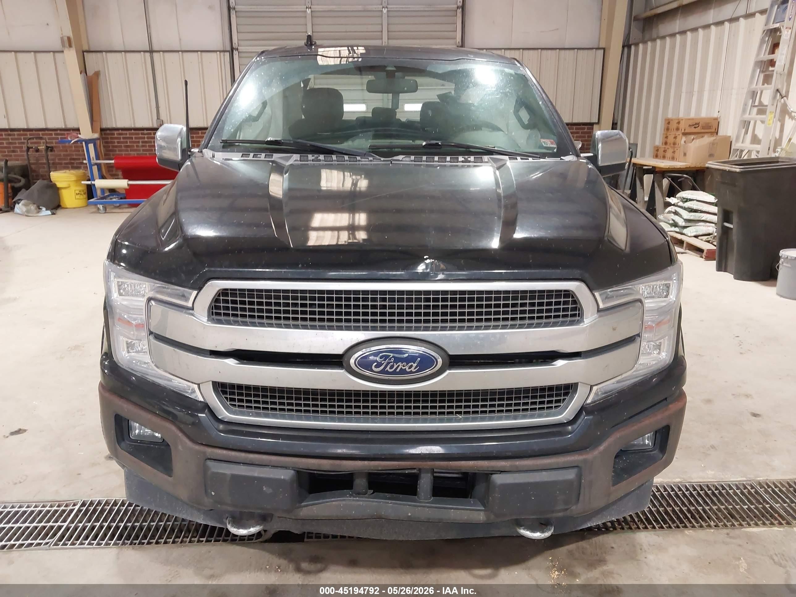 2020 Ford F-150 Platinum Черный vin: 1FTEW1E4XLFA26516