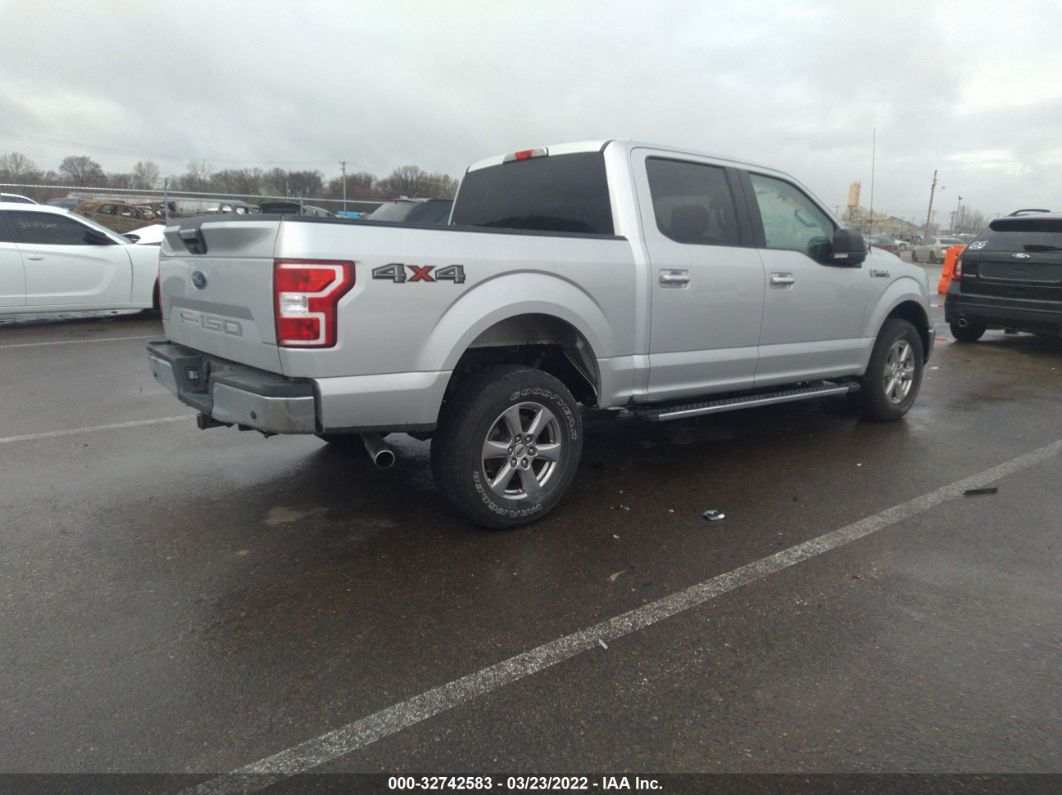 2018 Ford F-150 Xl/xlt/lariat Silver vin: 1FTEW1E51JKF98877