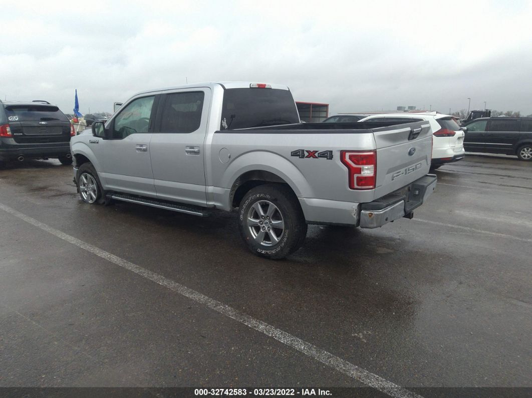 2018 Ford F-150 Xl/xlt/lariat Silver vin: 1FTEW1E51JKF98877