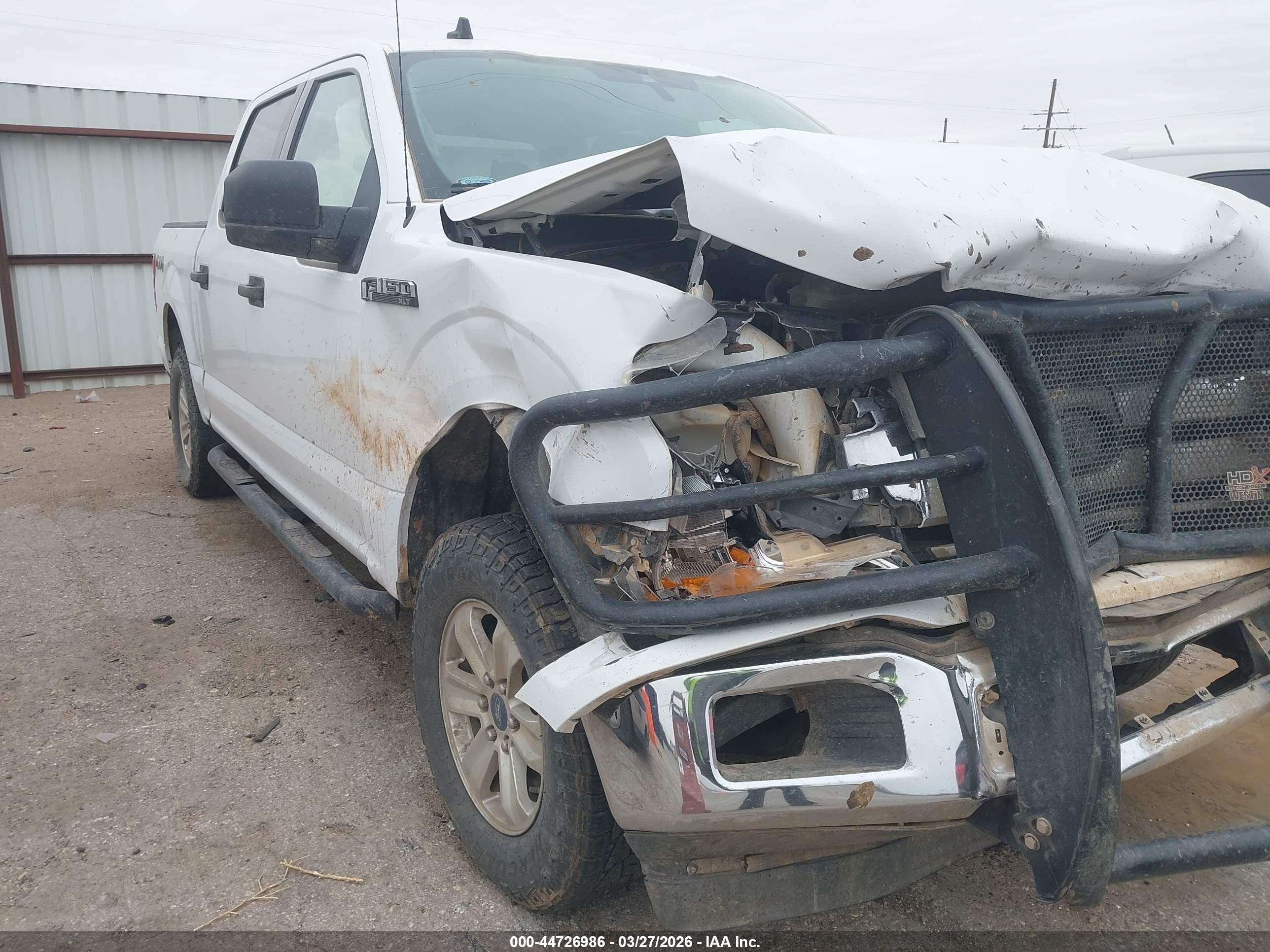 2019 Ford F-150 Xlt White vin: 1FTEW1E51KKD55927