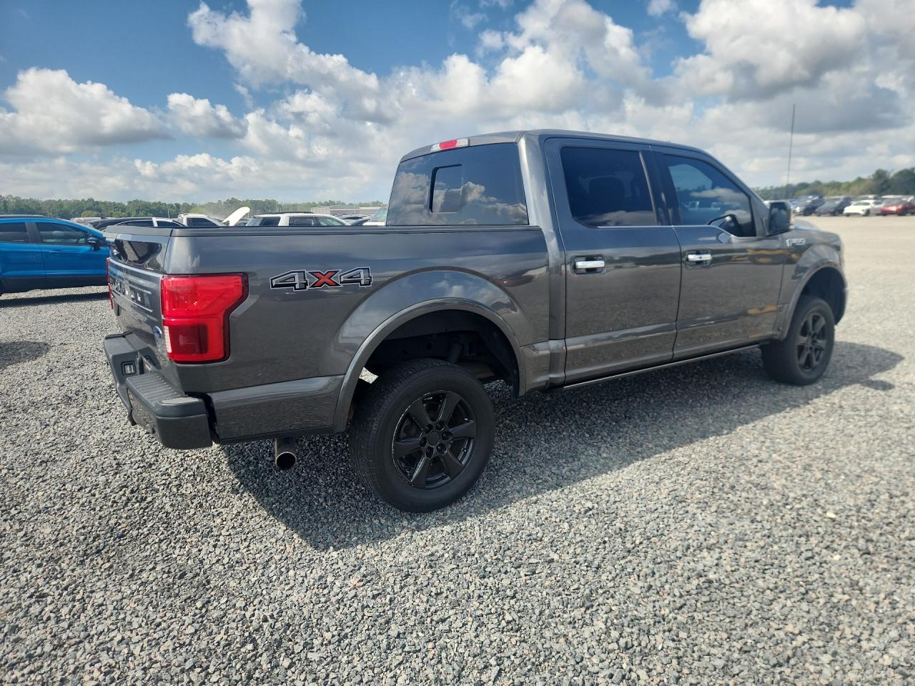 2018 Ford F150 Supercrew Gray vin: 1FTEW1E52JFC97429