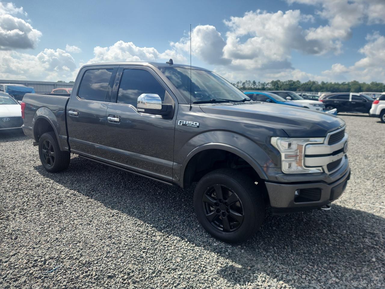 2018 Ford F150 Supercrew Gray vin: 1FTEW1E52JFC97429