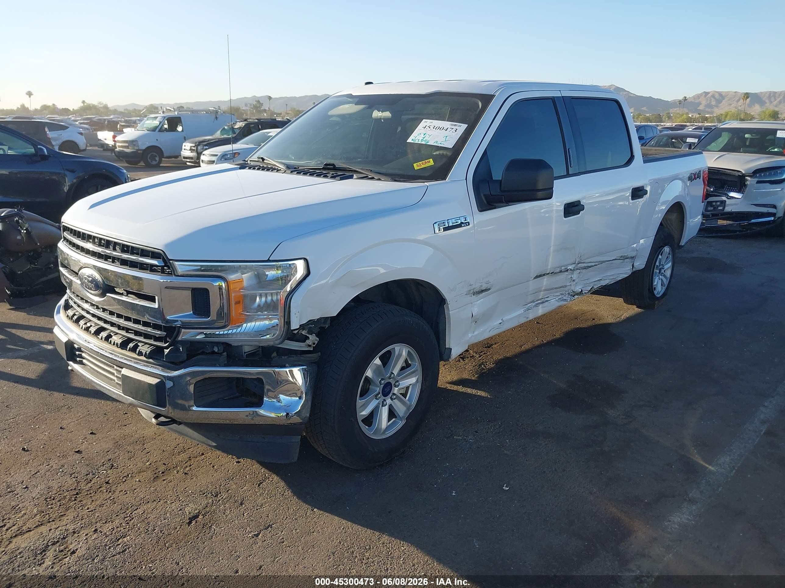 2018 Ford F-150 Xlt Белый vin: 1FTEW1E53JKC56850
