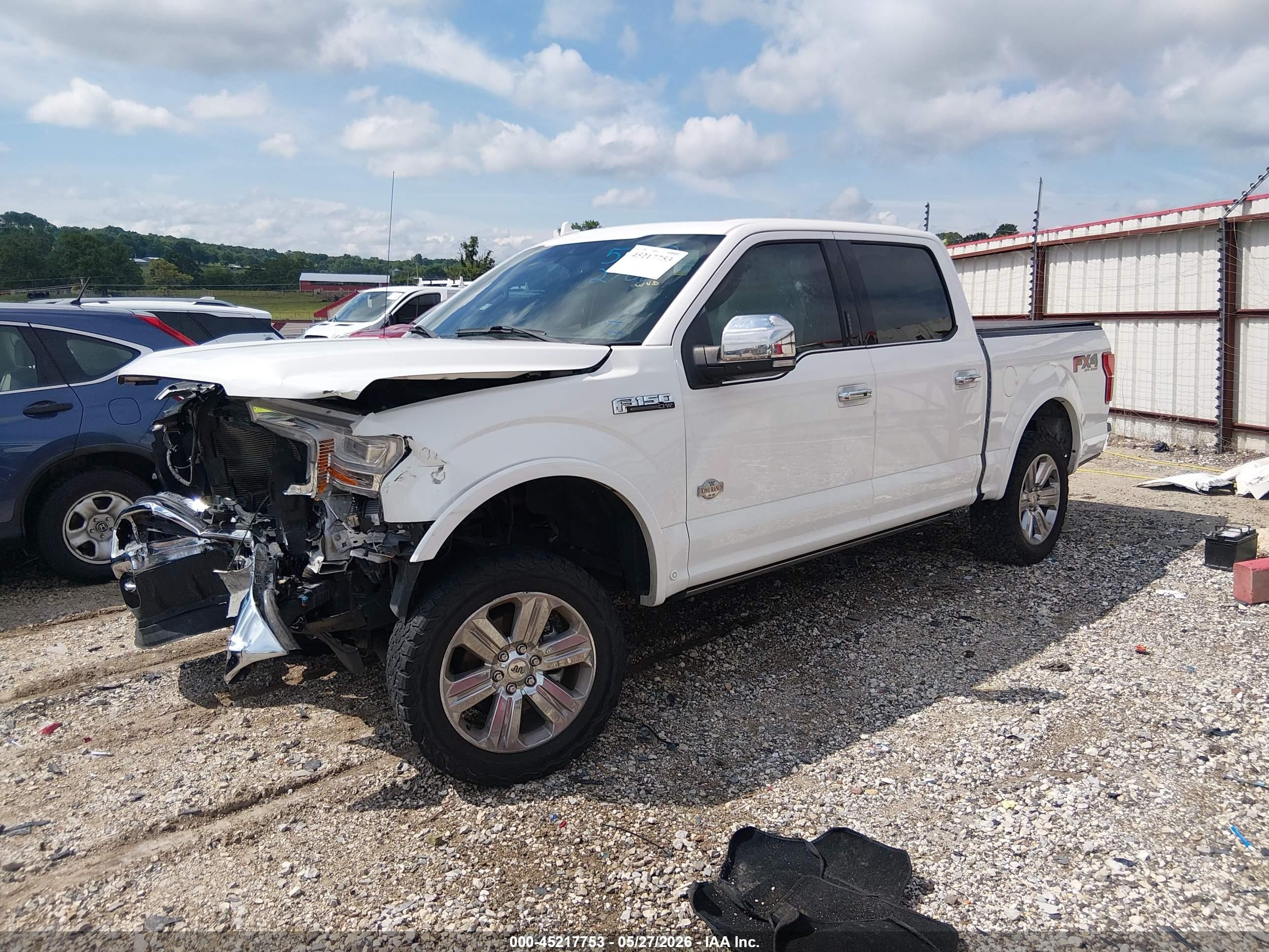 2020 Ford F-150 King Ranch White vin: 1FTEW1E53LFA12708
