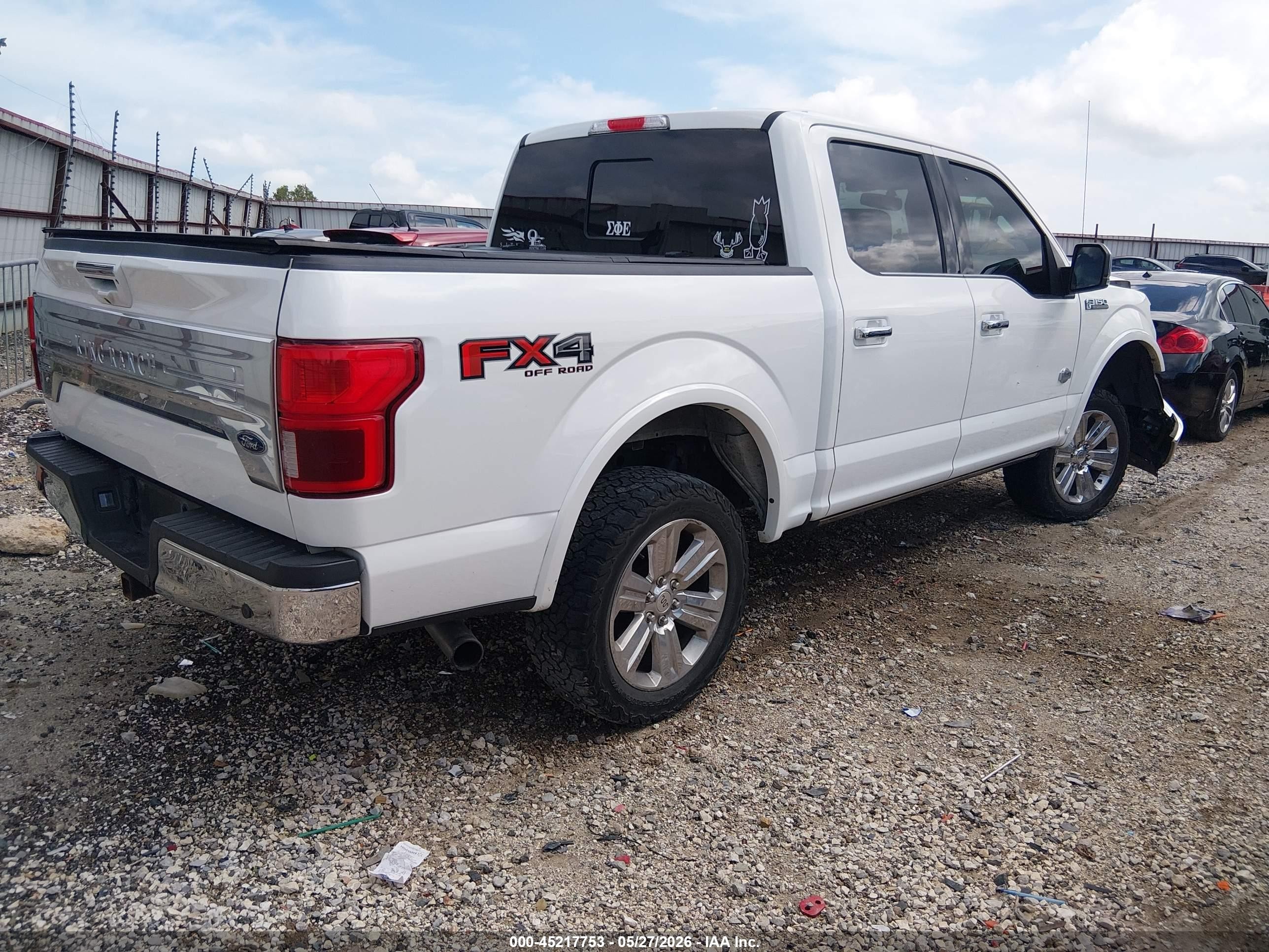 2020 Ford F-150 King Ranch White vin: 1FTEW1E53LFA12708