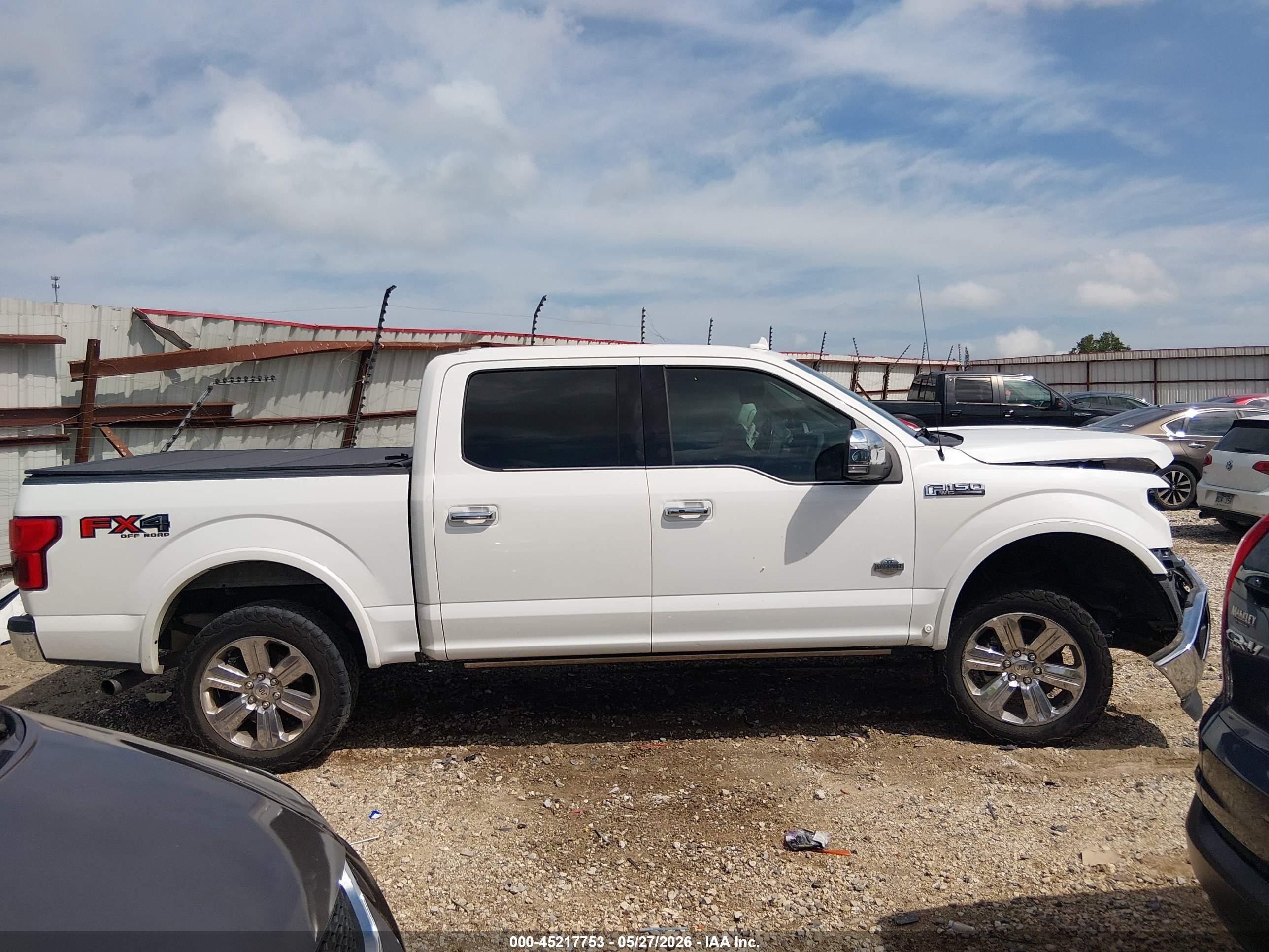 2020 Ford F-150 King Ranch White vin: 1FTEW1E53LFA12708