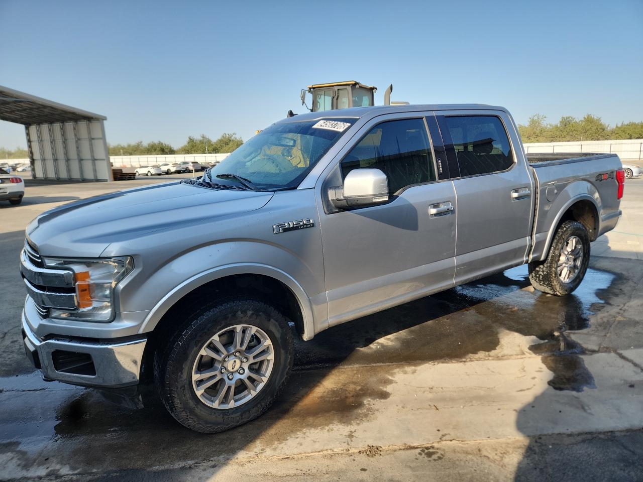2020 Ford F150 Supercrew Серебряный vin: 1FTEW1E53LKD27774 Damage: Left Front Fender, Dent(S) W/ Paint Dmg, 2 To 3 Inches