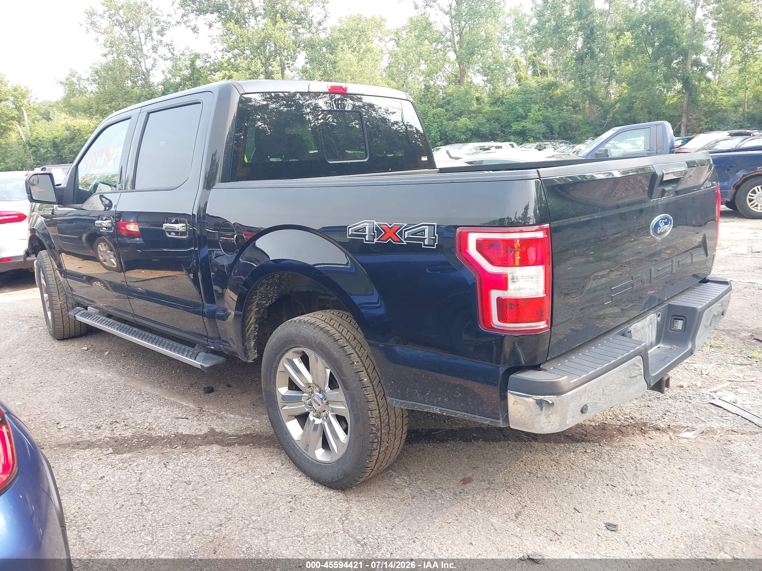 2018 Ford F-150 Xlt Black vin: 1FTEW1E54JFA29014