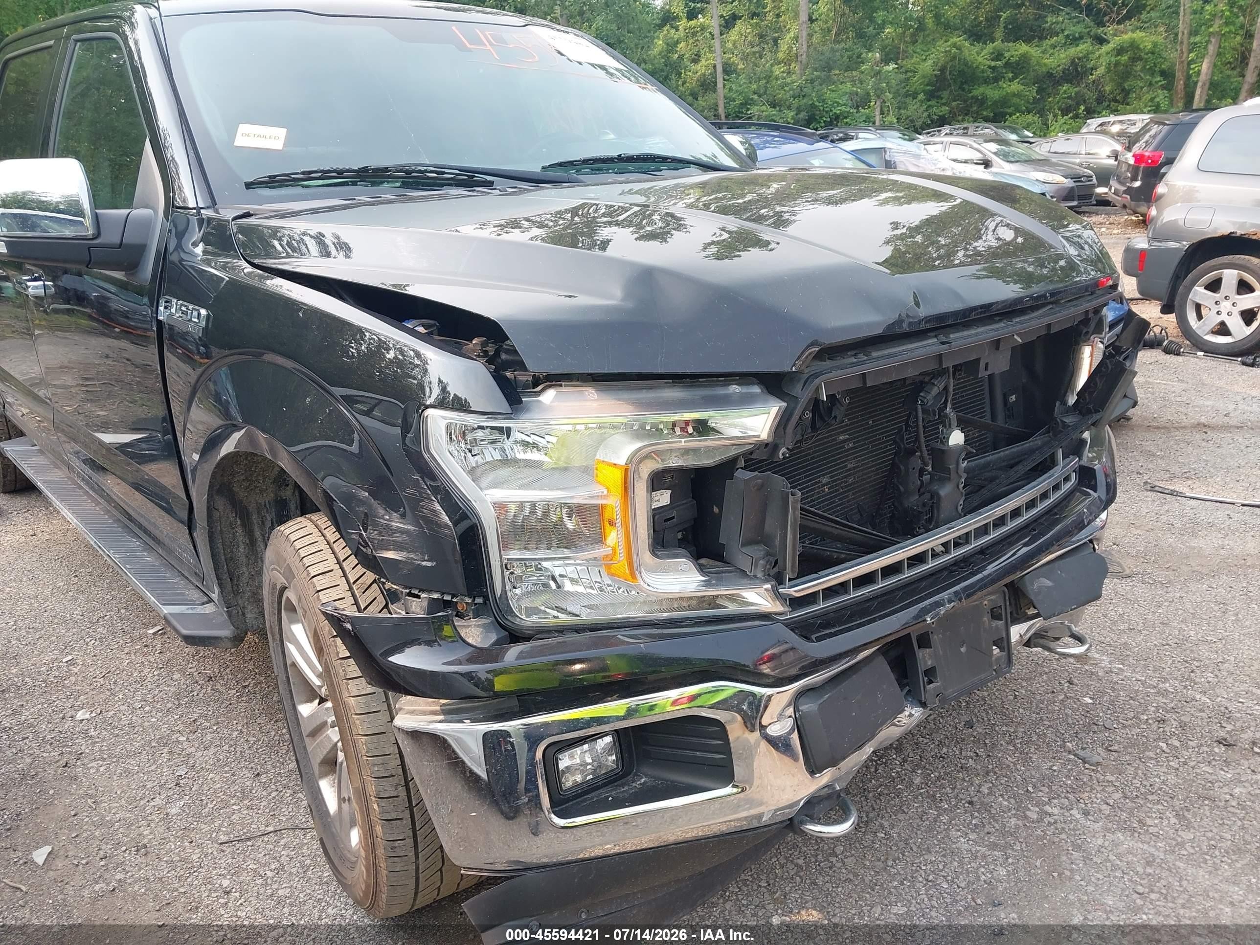 2018 Ford F-150 Xlt Black vin: 1FTEW1E54JFA29014