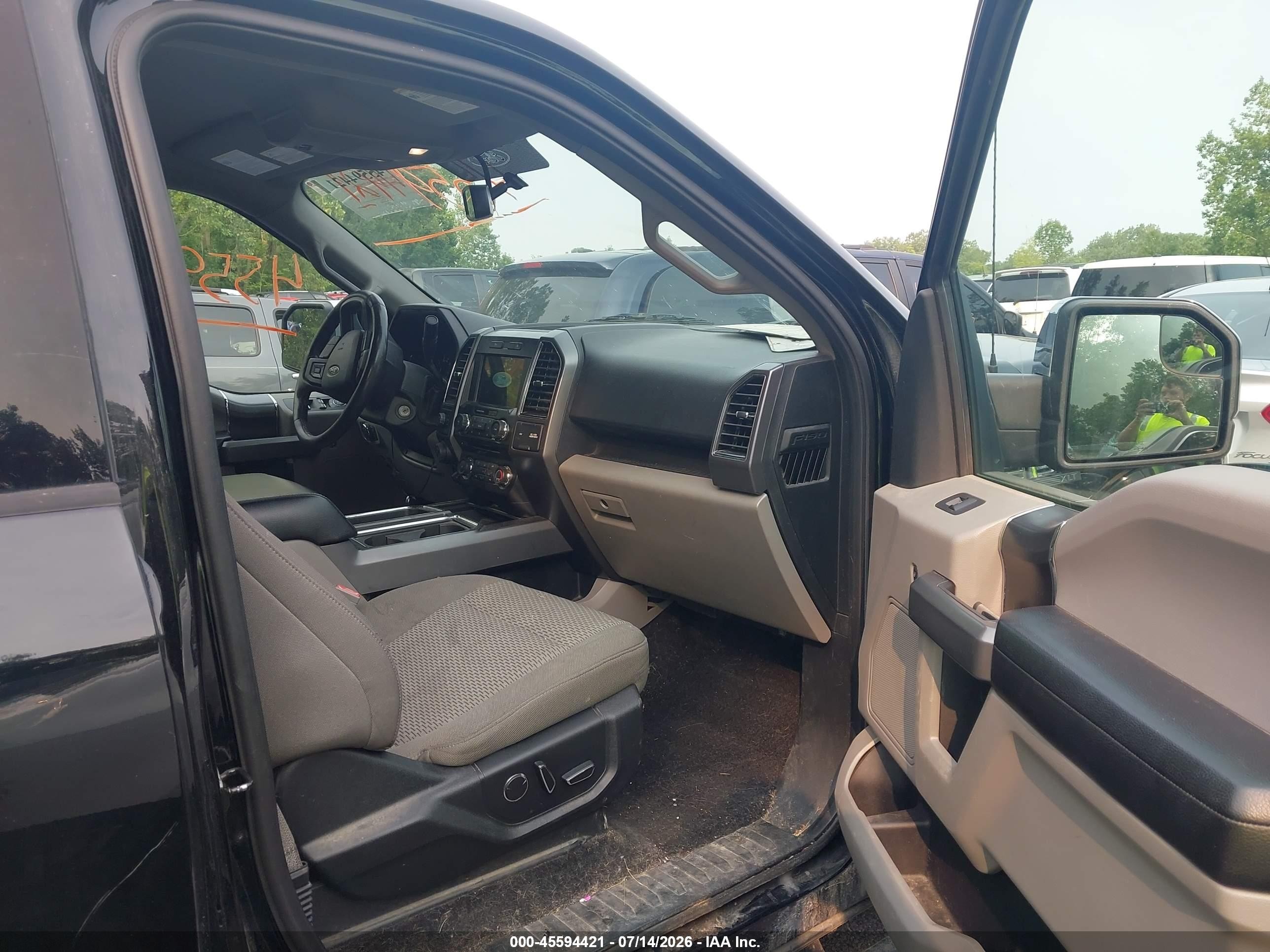2018 Ford F-150 Xlt Black vin: 1FTEW1E54JFA29014