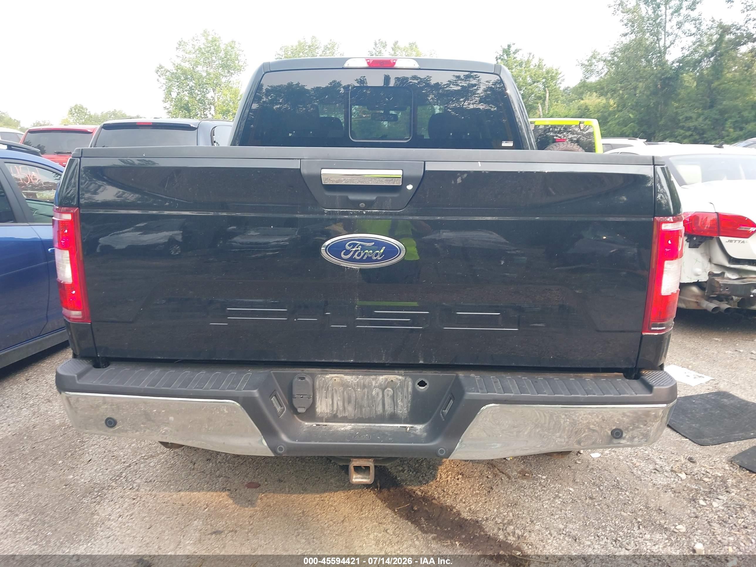 2018 Ford F-150 Xlt Black vin: 1FTEW1E54JFA29014