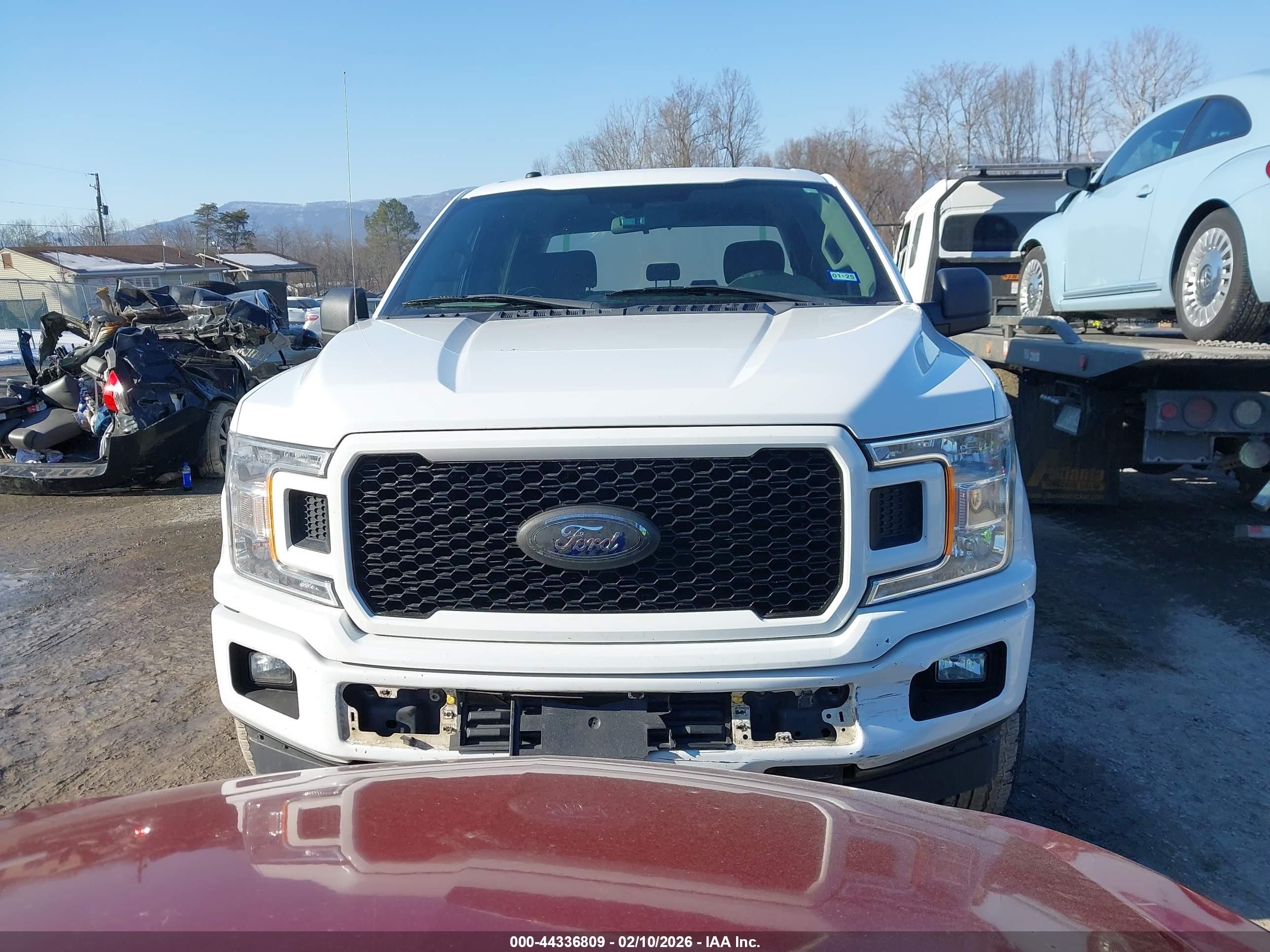 2018 Ford F-150 Xl White vin: 1FTEW1E54JFB49508