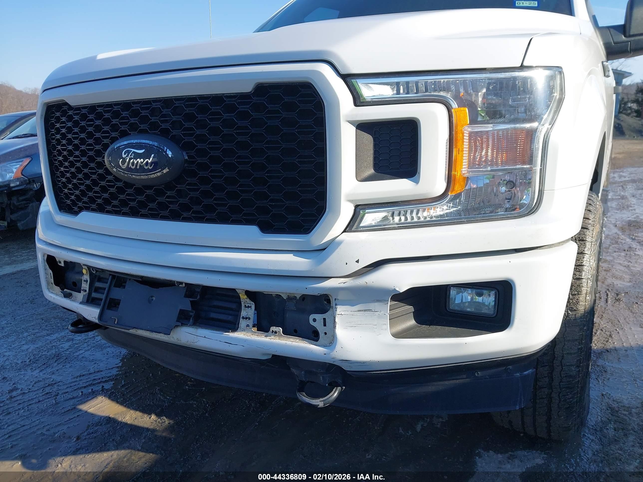 2018 Ford F-150 Xl White vin: 1FTEW1E54JFB49508