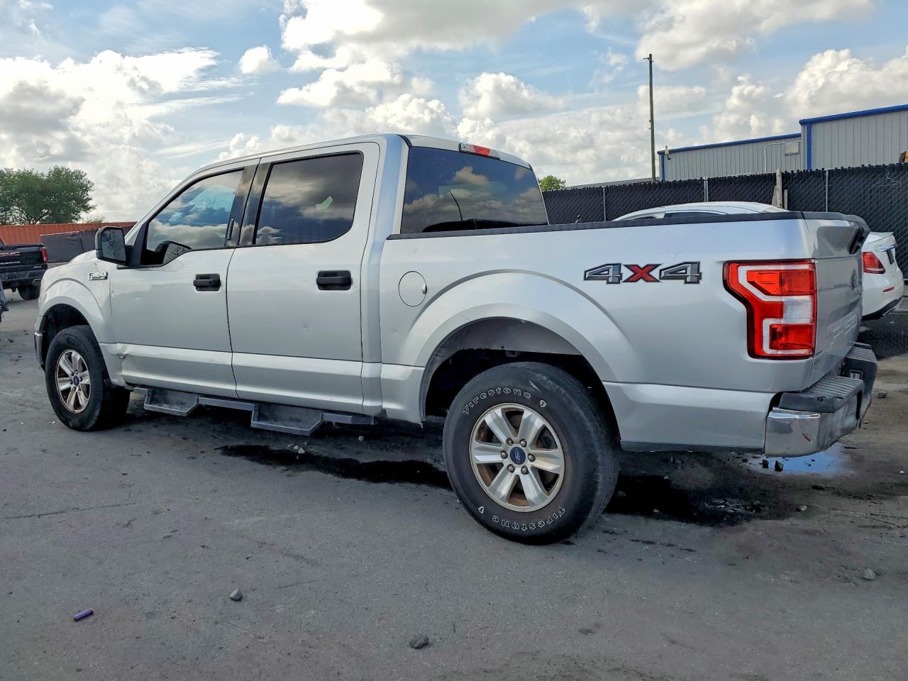 2018 Ford F150 Supercrew Silver vin: 1FTEW1E54JFC64271
