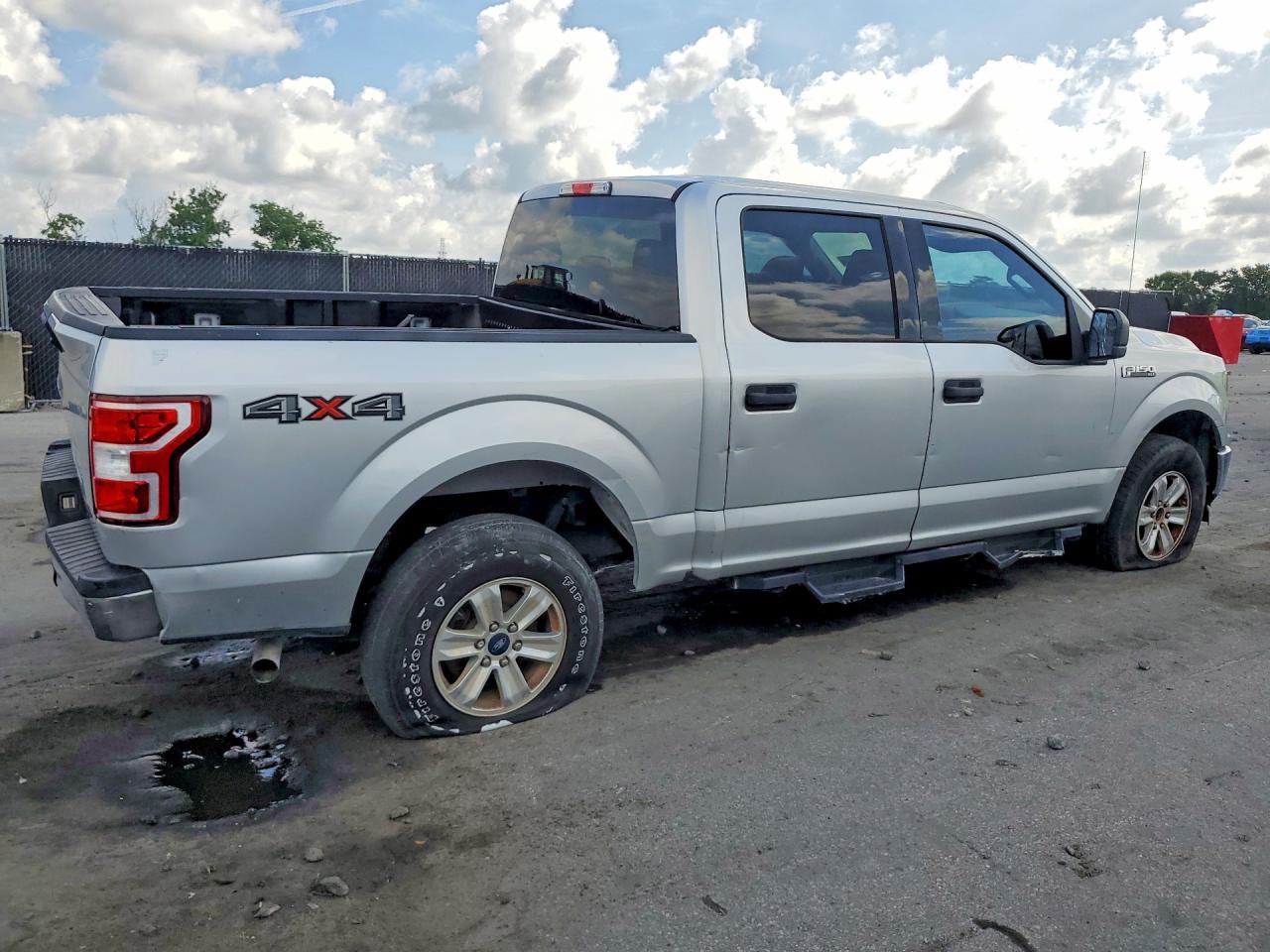 2018 Ford F150 Supercrew Silver vin: 1FTEW1E54JFC64271