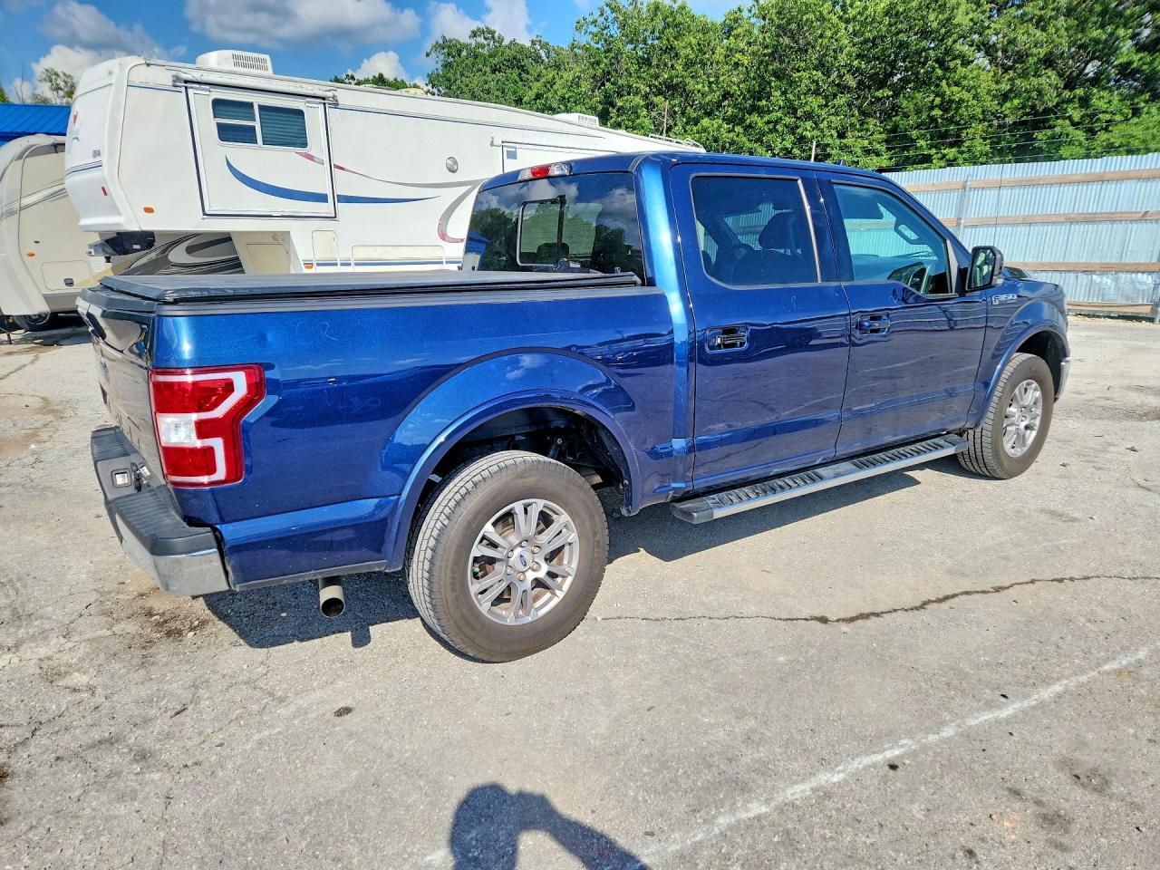 2019 Ford F150 Supercrew Синий vin: 1FTEW1E54KKE21824