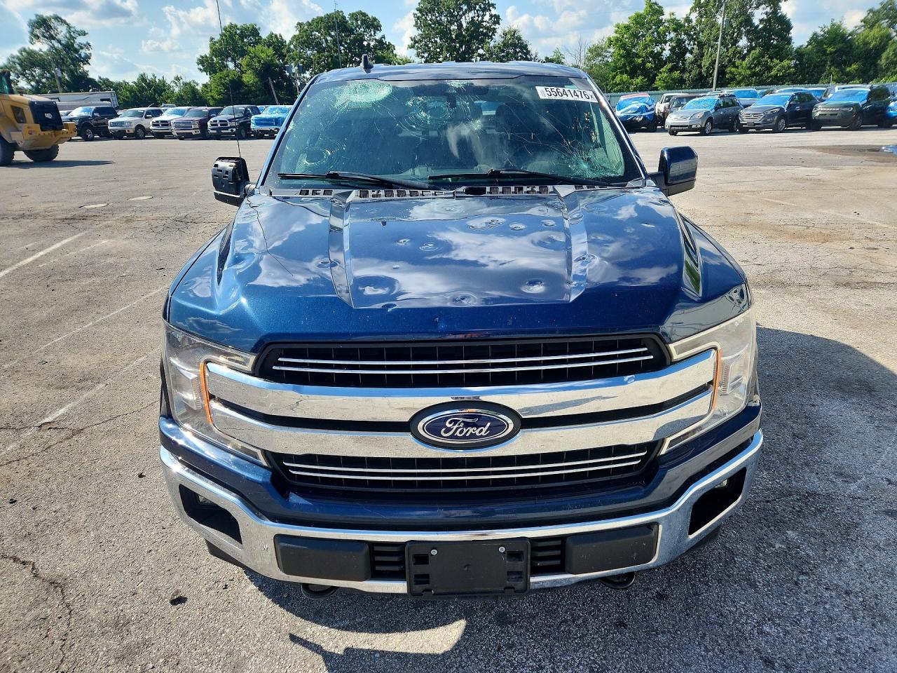 2019 Ford F150 Supercrew Синий vin: 1FTEW1E54KKE21824