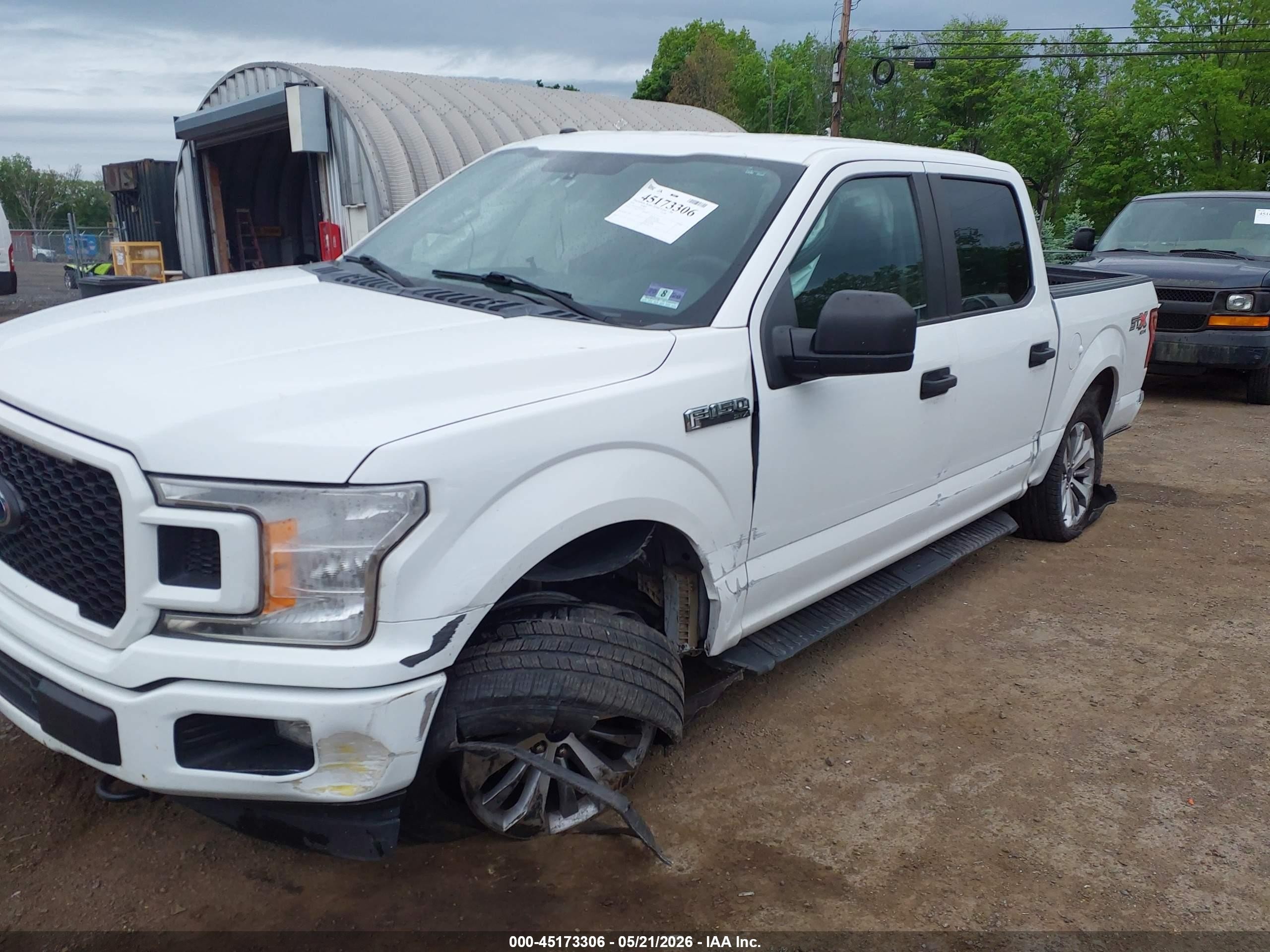 2018 Ford F-150 Xl Белый vin: 1FTEW1E55JFC12275