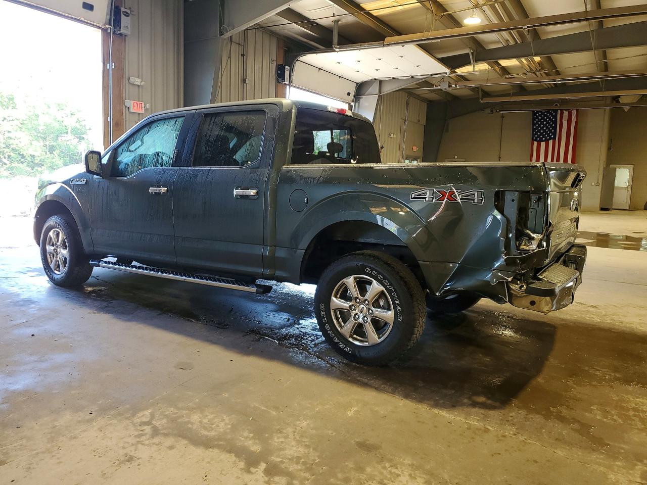 2018 Ford F150 Supercrew Gray vin: 1FTEW1E55JKF69527