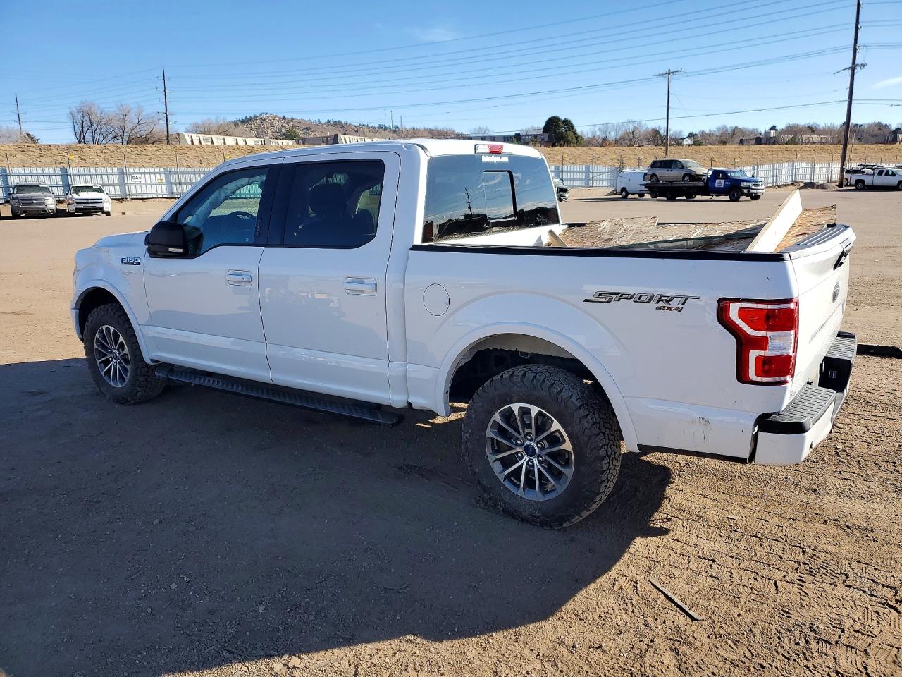 2019 Ford F150 Supercrew White vin: 1FTEW1E55KFA62847