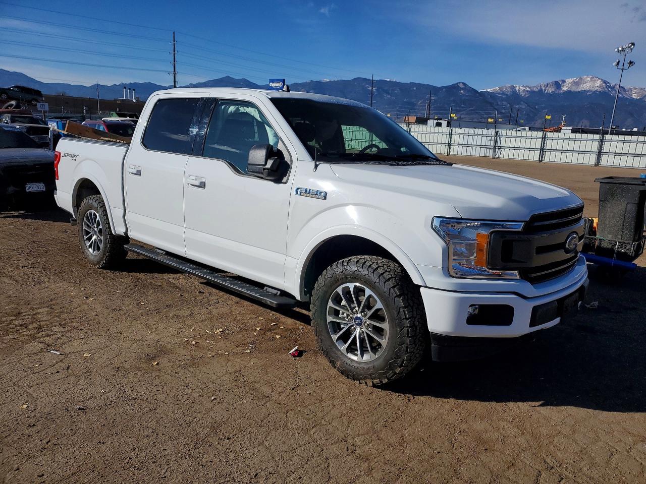 2019 Ford F150 Supercrew White vin: 1FTEW1E55KFA62847