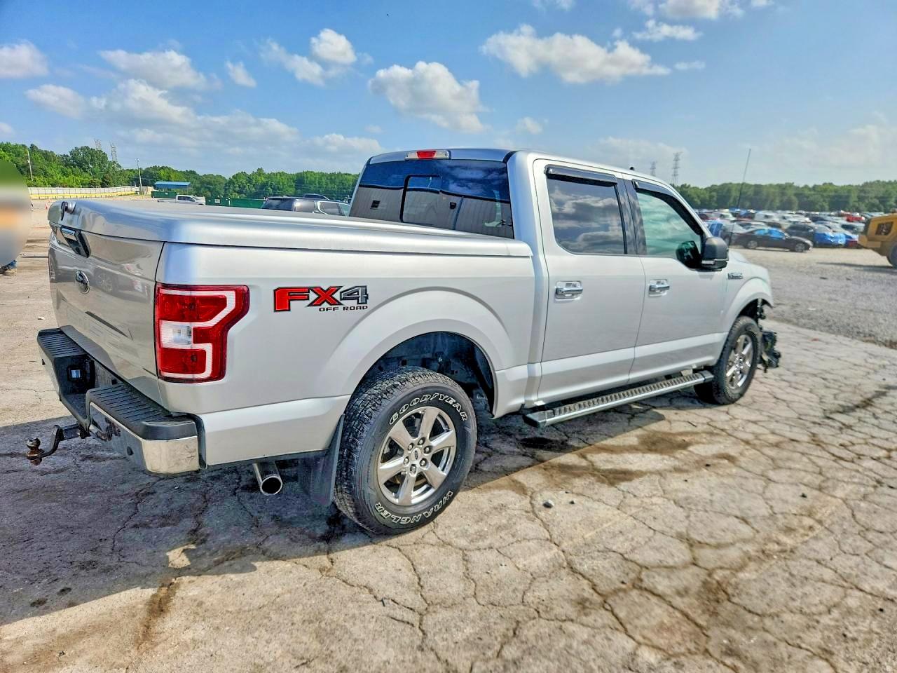 2019 Ford F150 Supercrew Silver vin: 1FTEW1E55KFC96602