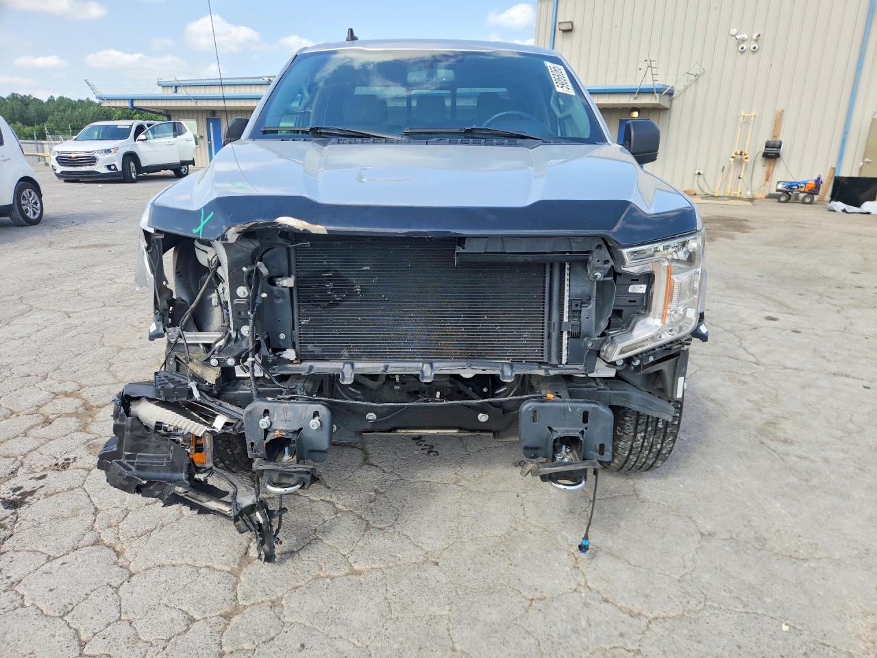 2019 Ford F150 Supercrew Silver vin: 1FTEW1E55KFC96602