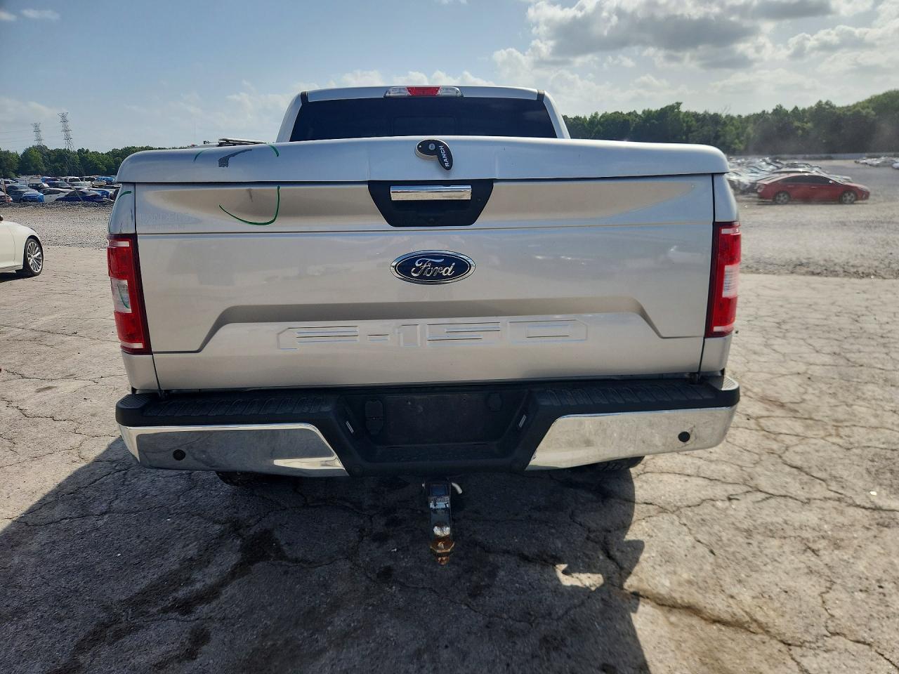 2019 Ford F150 Supercrew Silver vin: 1FTEW1E55KFC96602