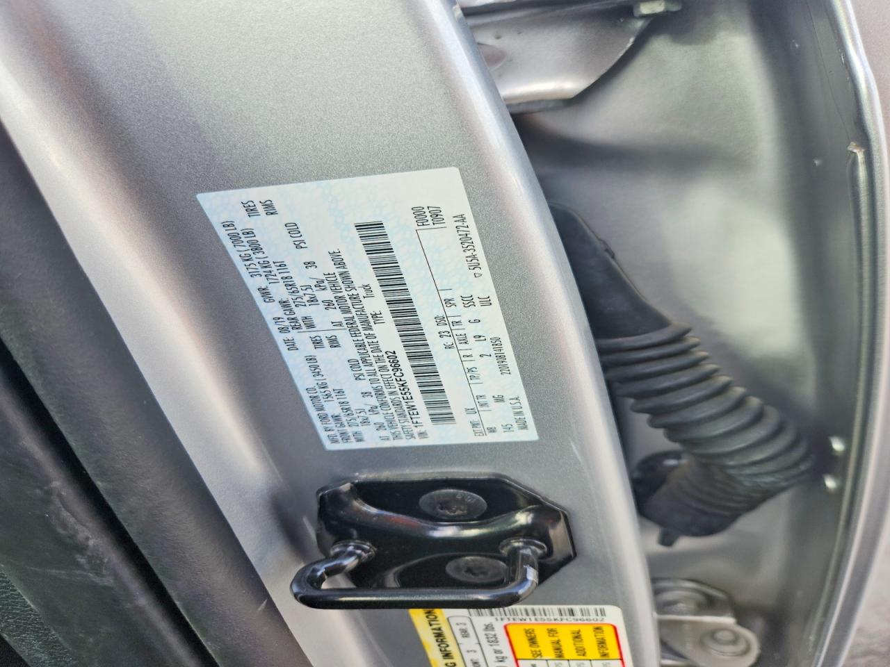 2019 Ford F150 Supercrew Silver vin: 1FTEW1E55KFC96602