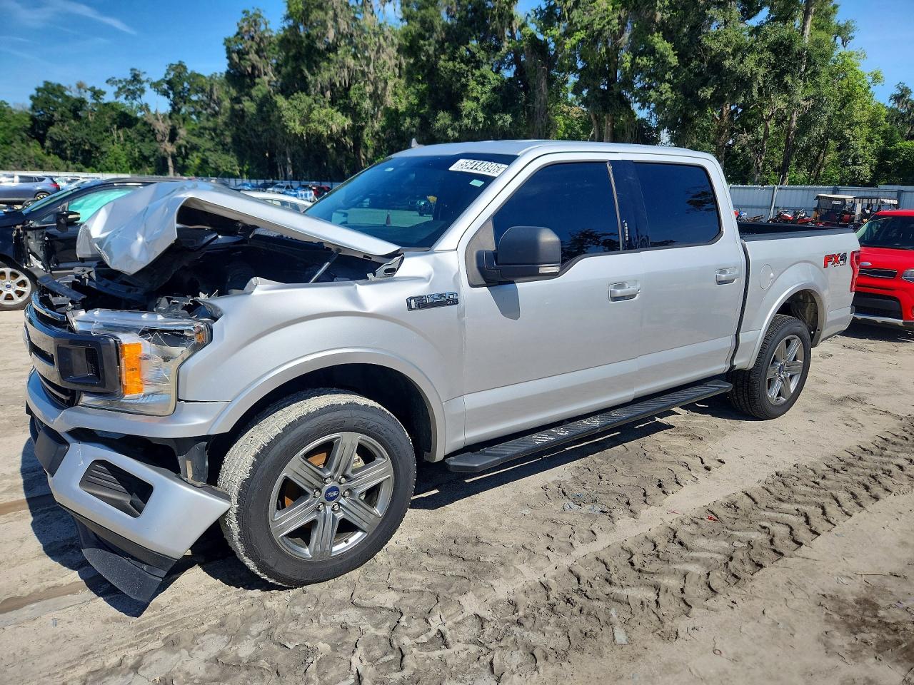 2019 Ford F150 Supercrew Silver vin: 1FTEW1E56KKC31202