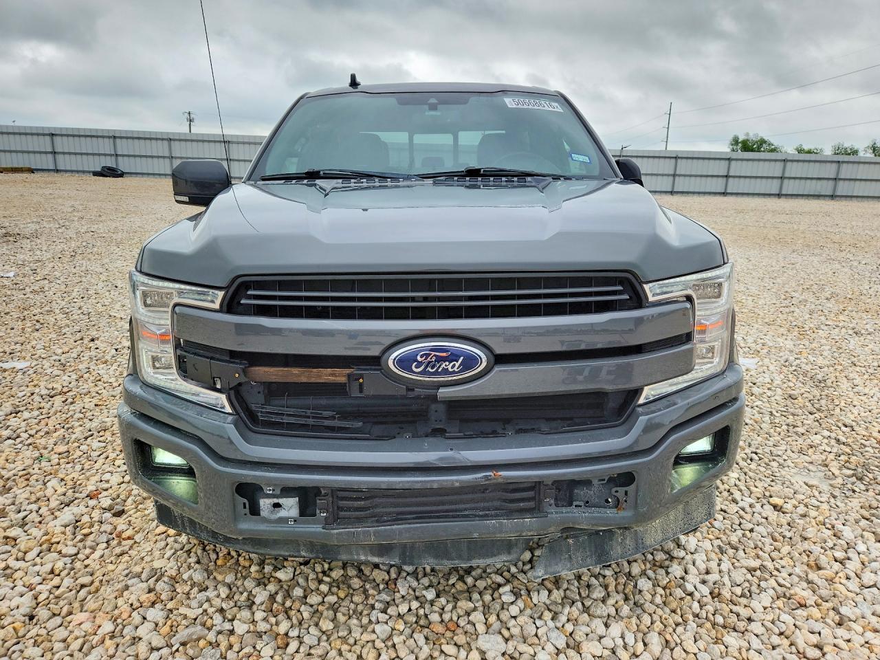 2018 Ford F150 Supercrew Gray vin: 1FTEW1E57JFD03371