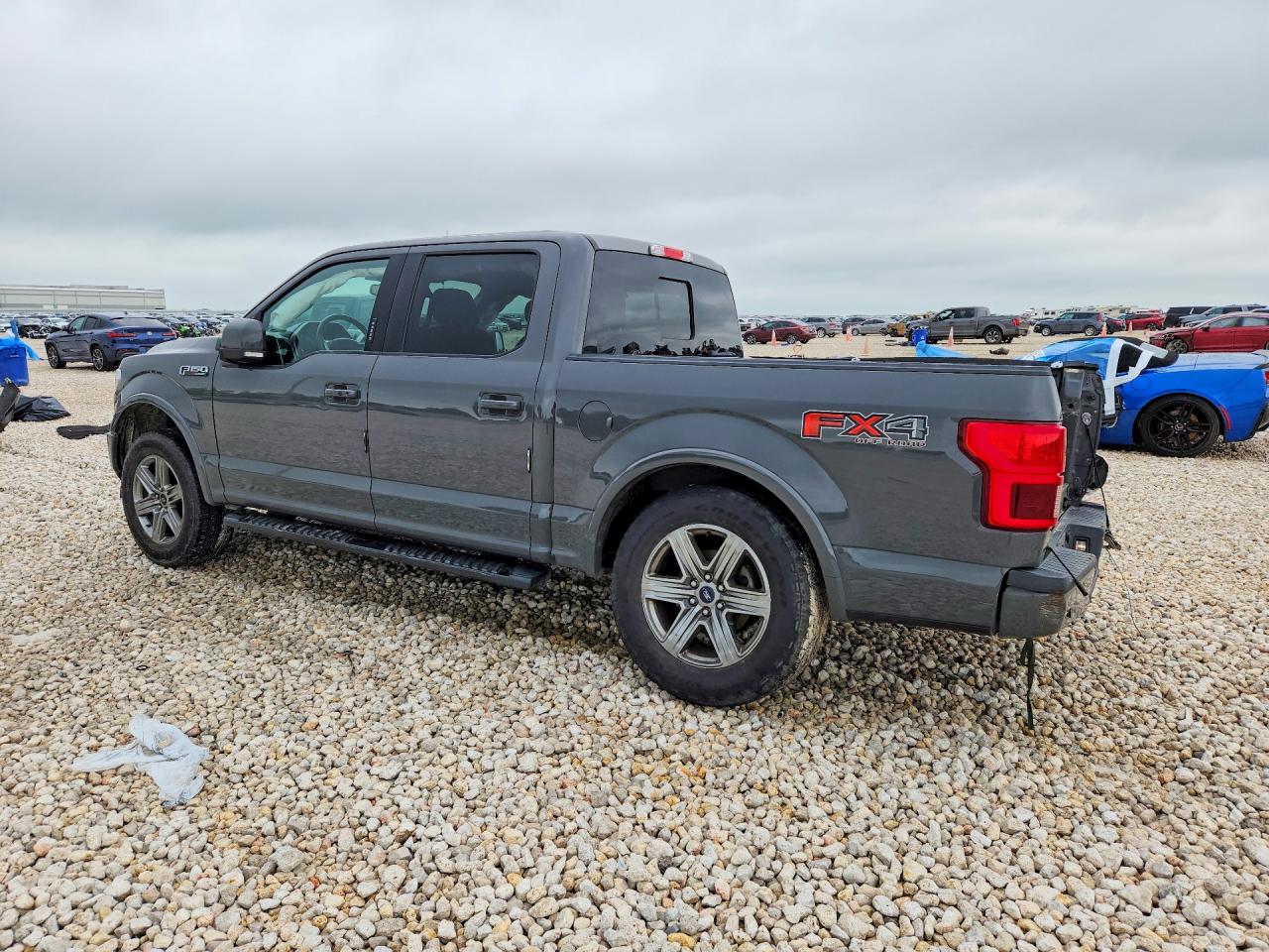 2018 Ford F150 Supercrew Gray vin: 1FTEW1E57JFD03371