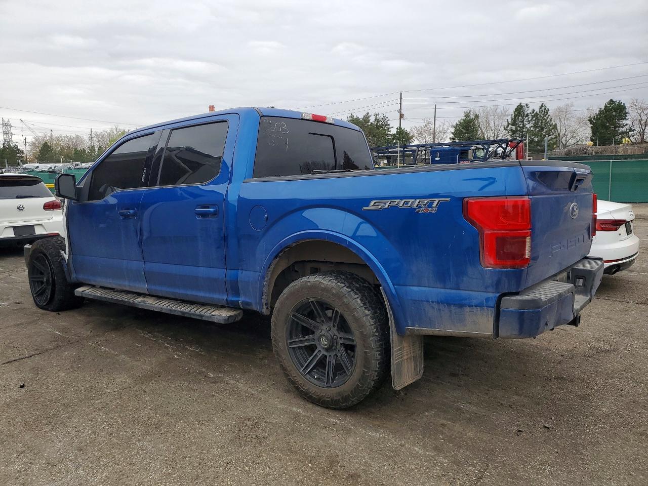 2018 Ford F150 Supercrew Синий vin: 1FTEW1E57JKE73589